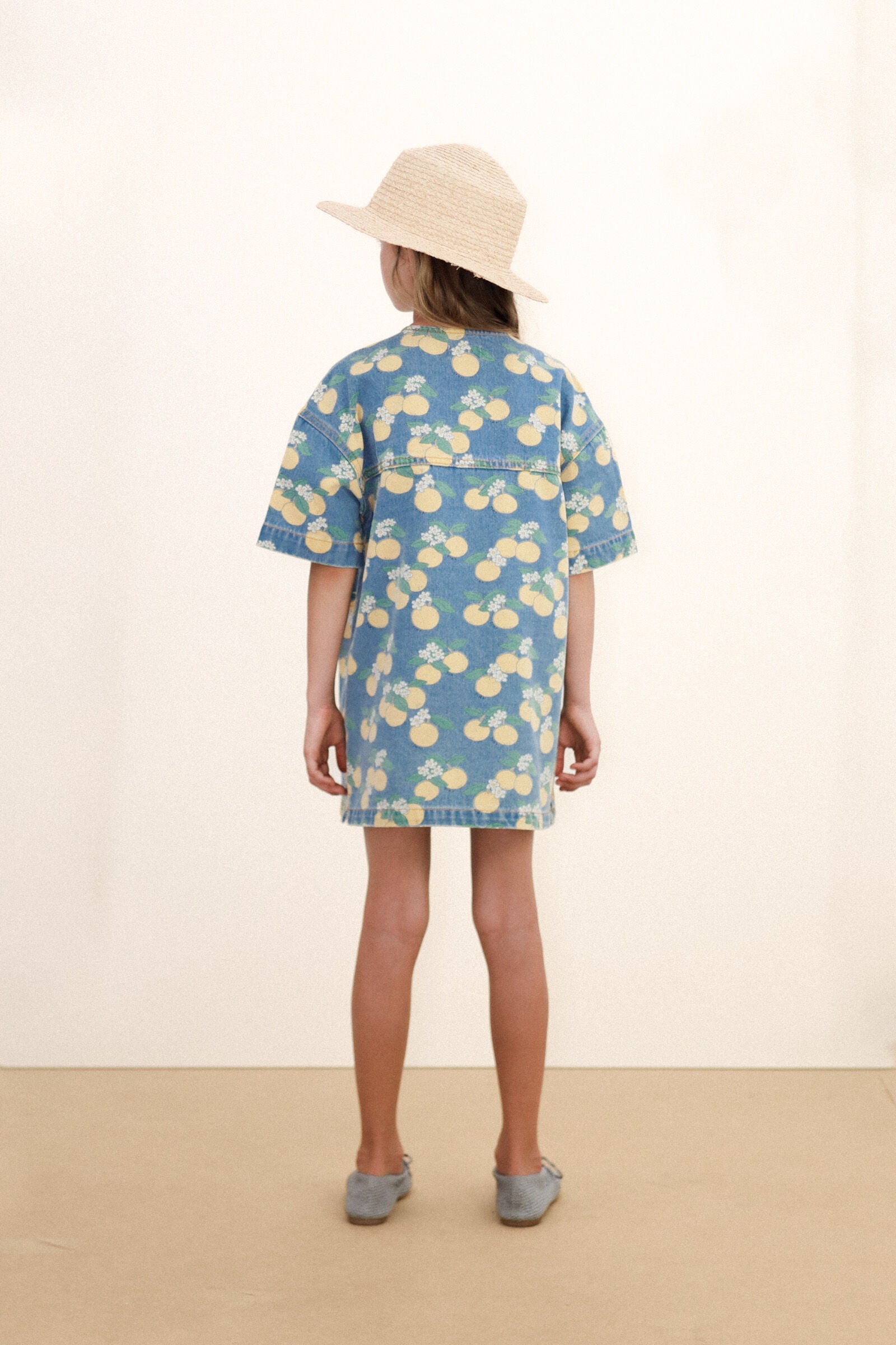 ORANGES DENIM DRESS
