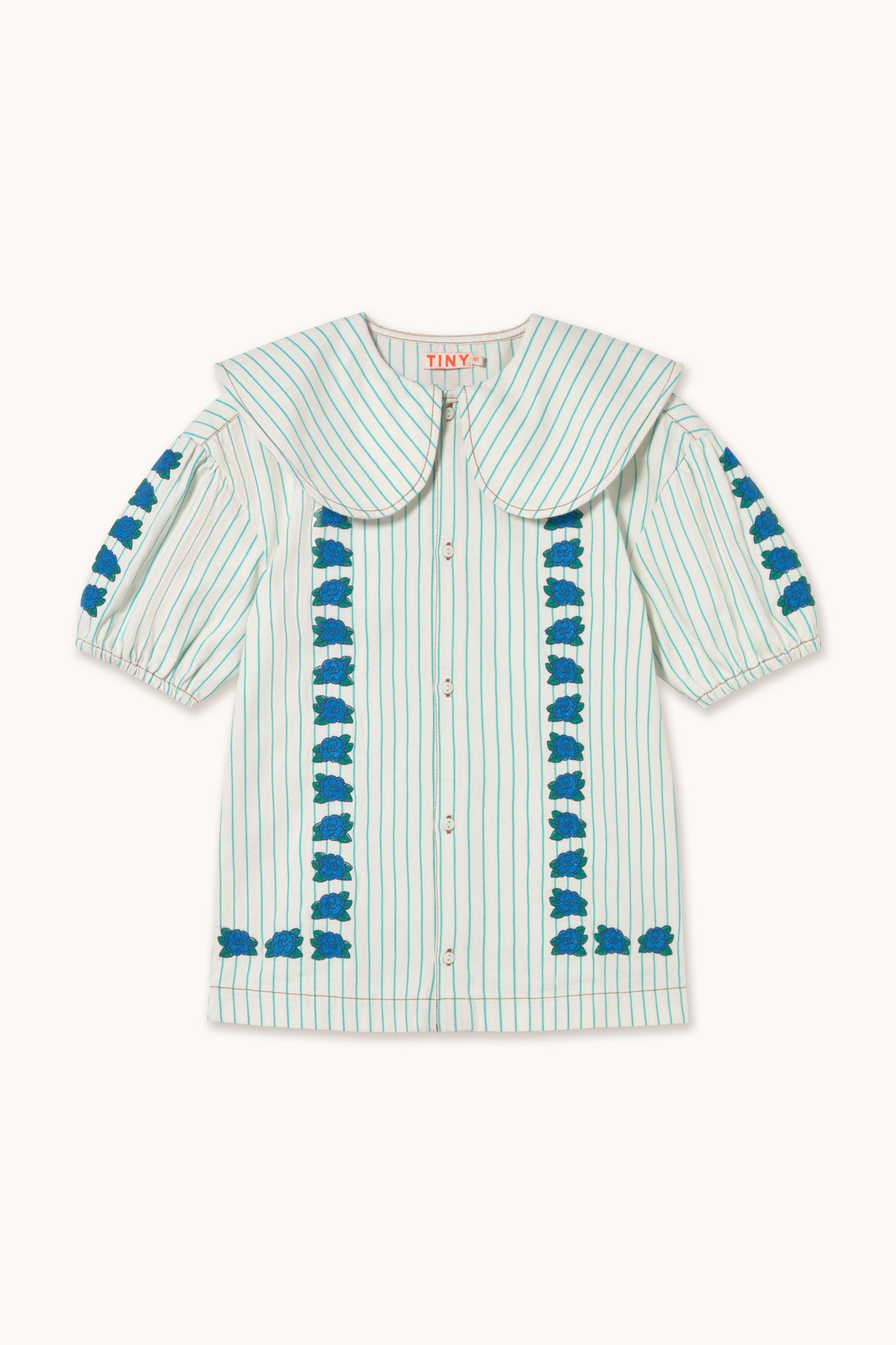 MINI BLUE FLOWERS DRESS