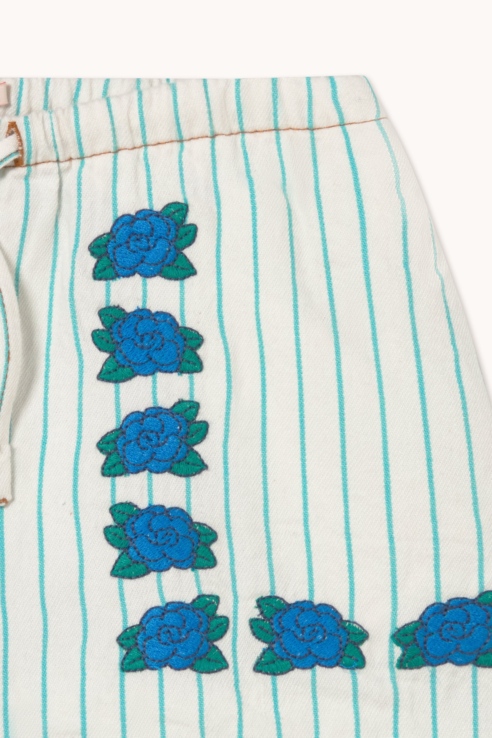 MINI BLUE FLOWERS SHORTS