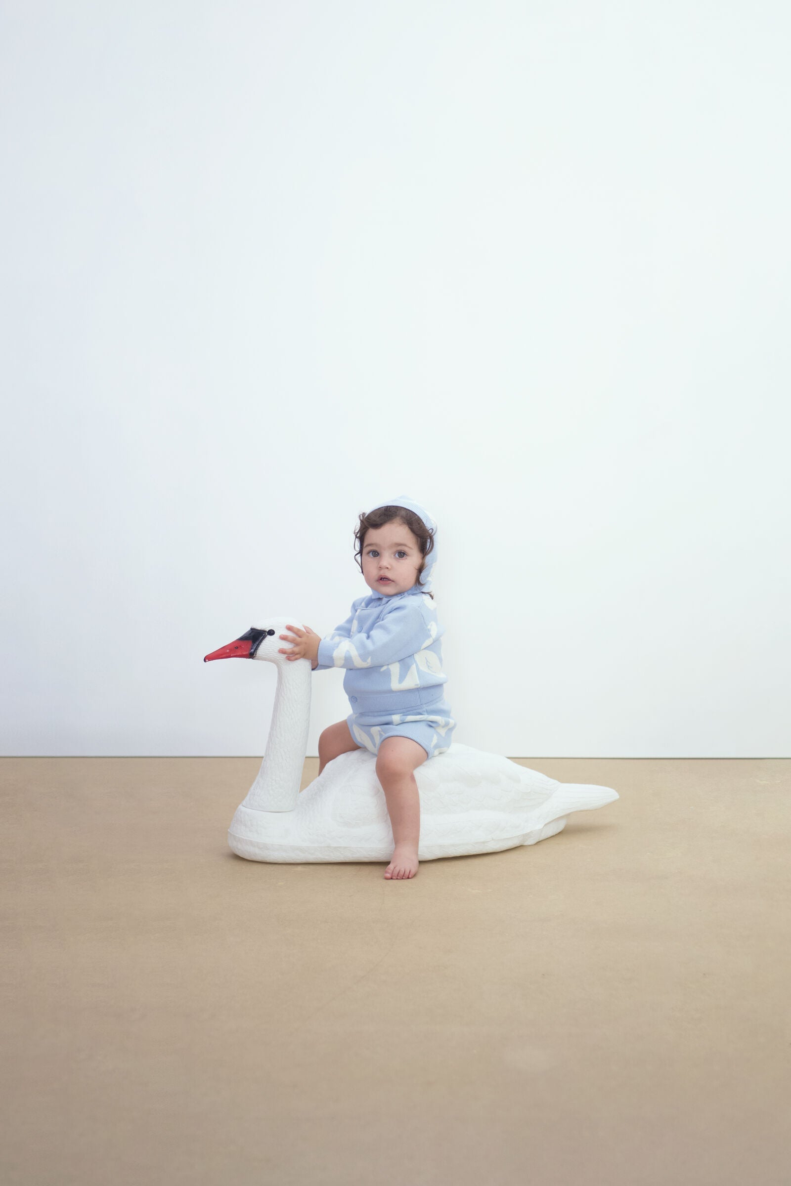 BIG SWANS BABY CARDIGAN