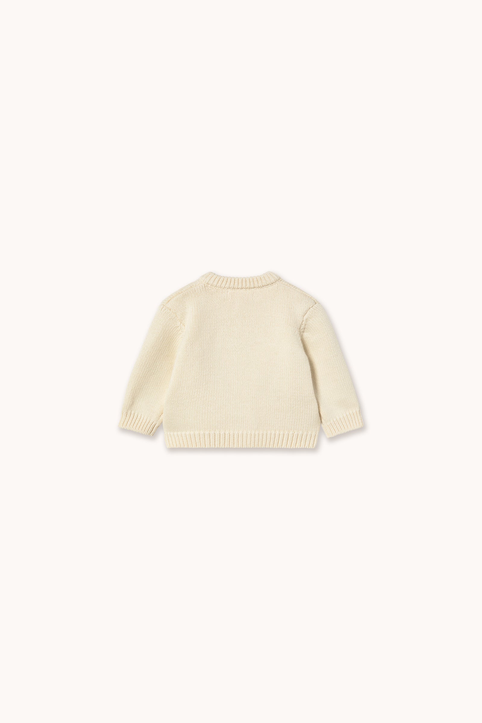 FLOWERS KNITTED BABY CARDIGAN