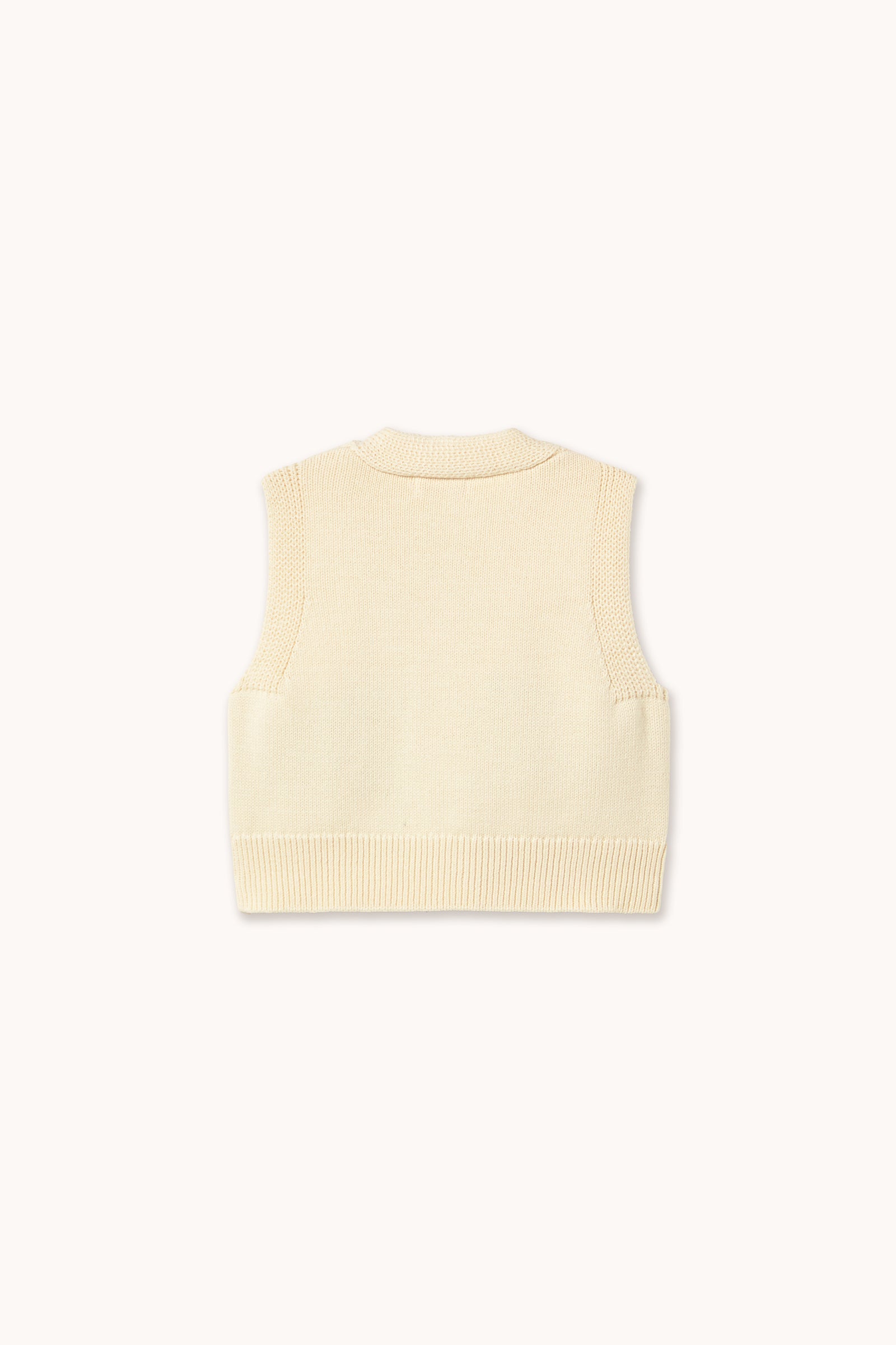 FLOWERS KNITTED VEST