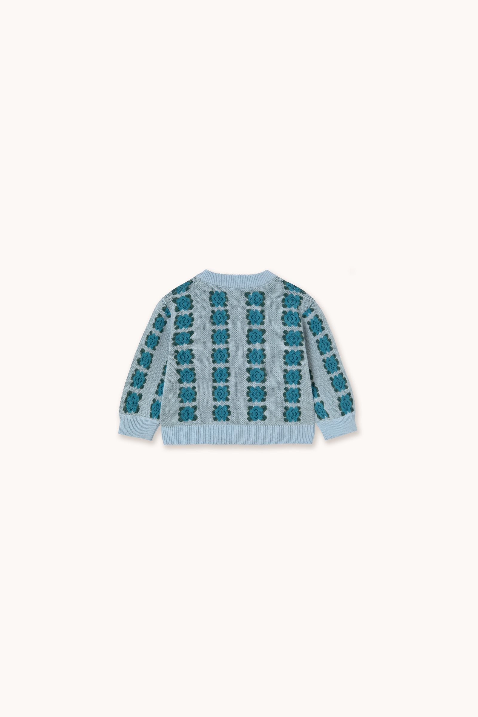 BLUE FLOWERS BABY CARDIGAN