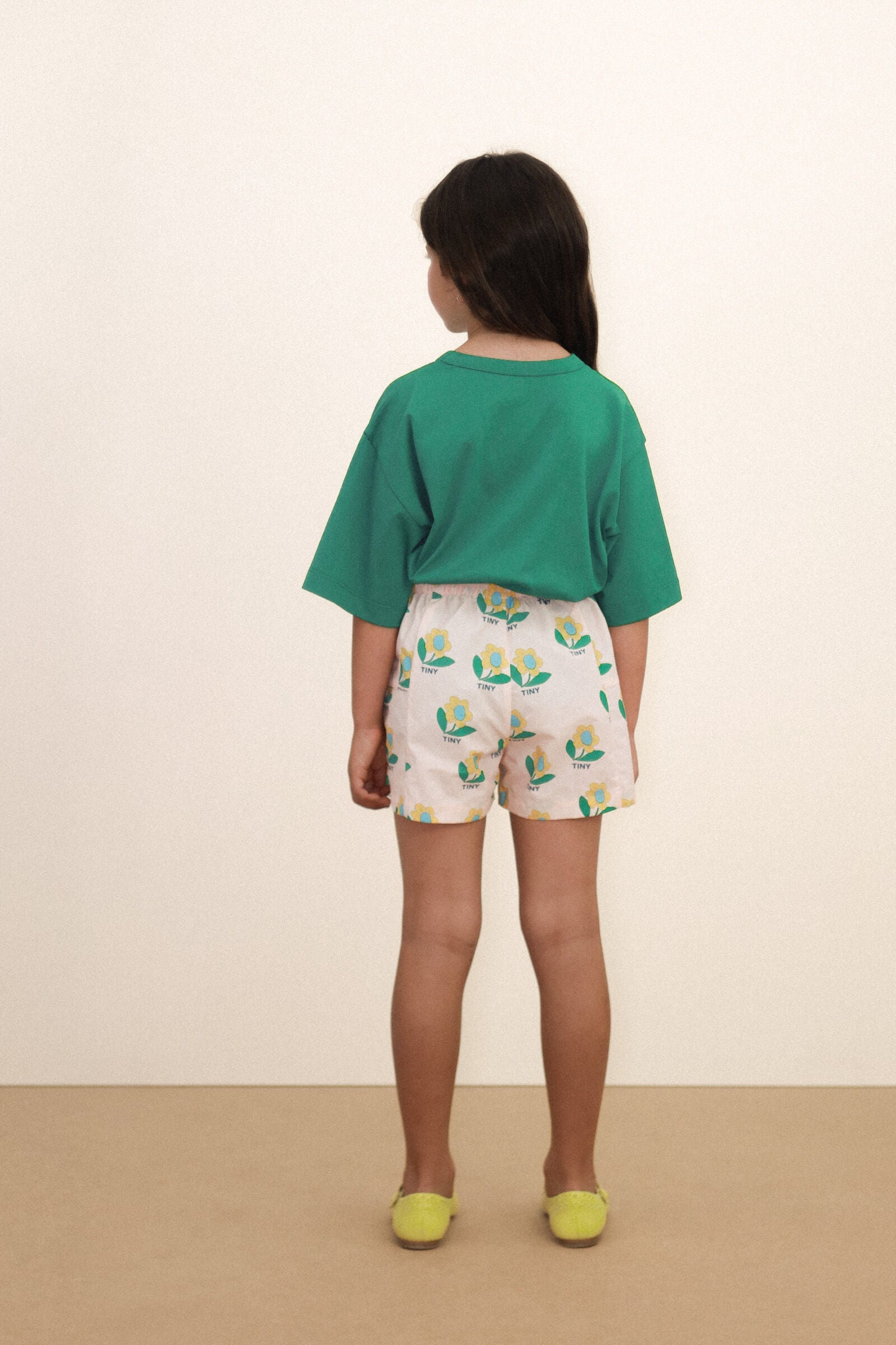 TINY FLOWER WOVEN SHORTS
