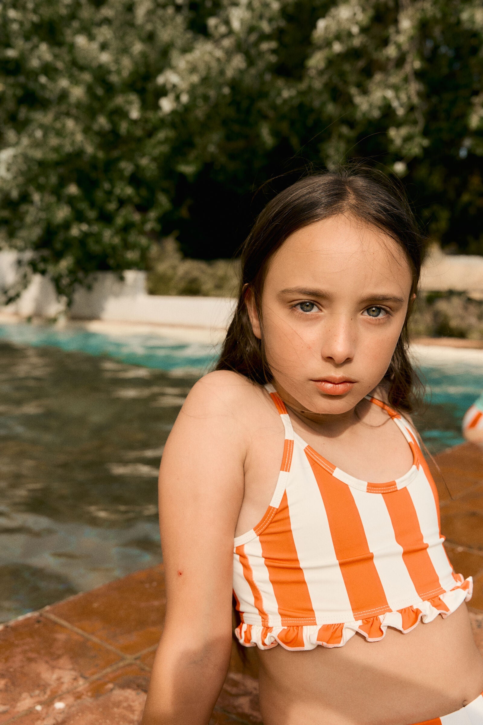 RED STRIPES SWIM SET