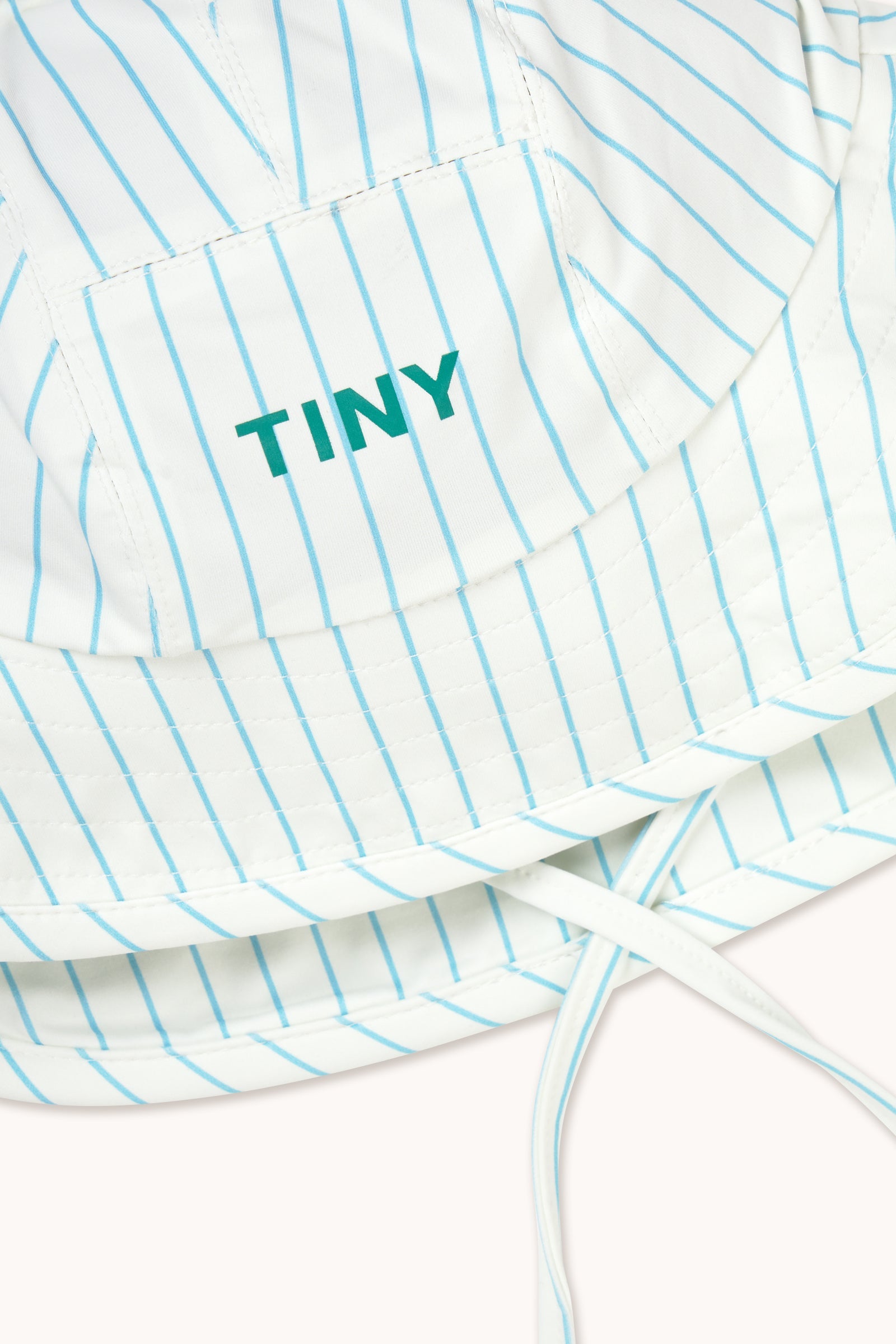 CYAN FINE STRIPES BUCKET HAT