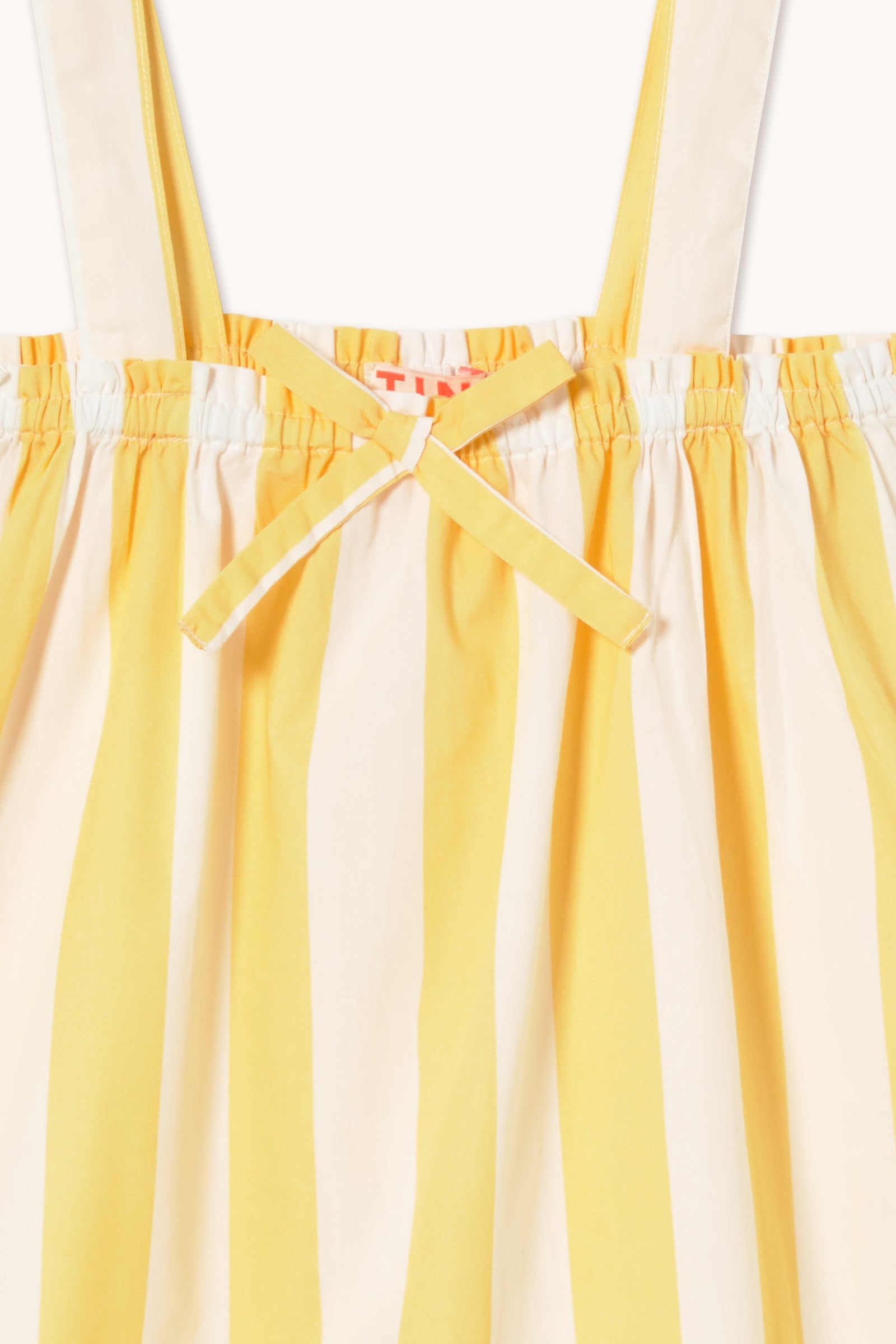 YELLOW STRIPES NIGHTGOWN DRESS