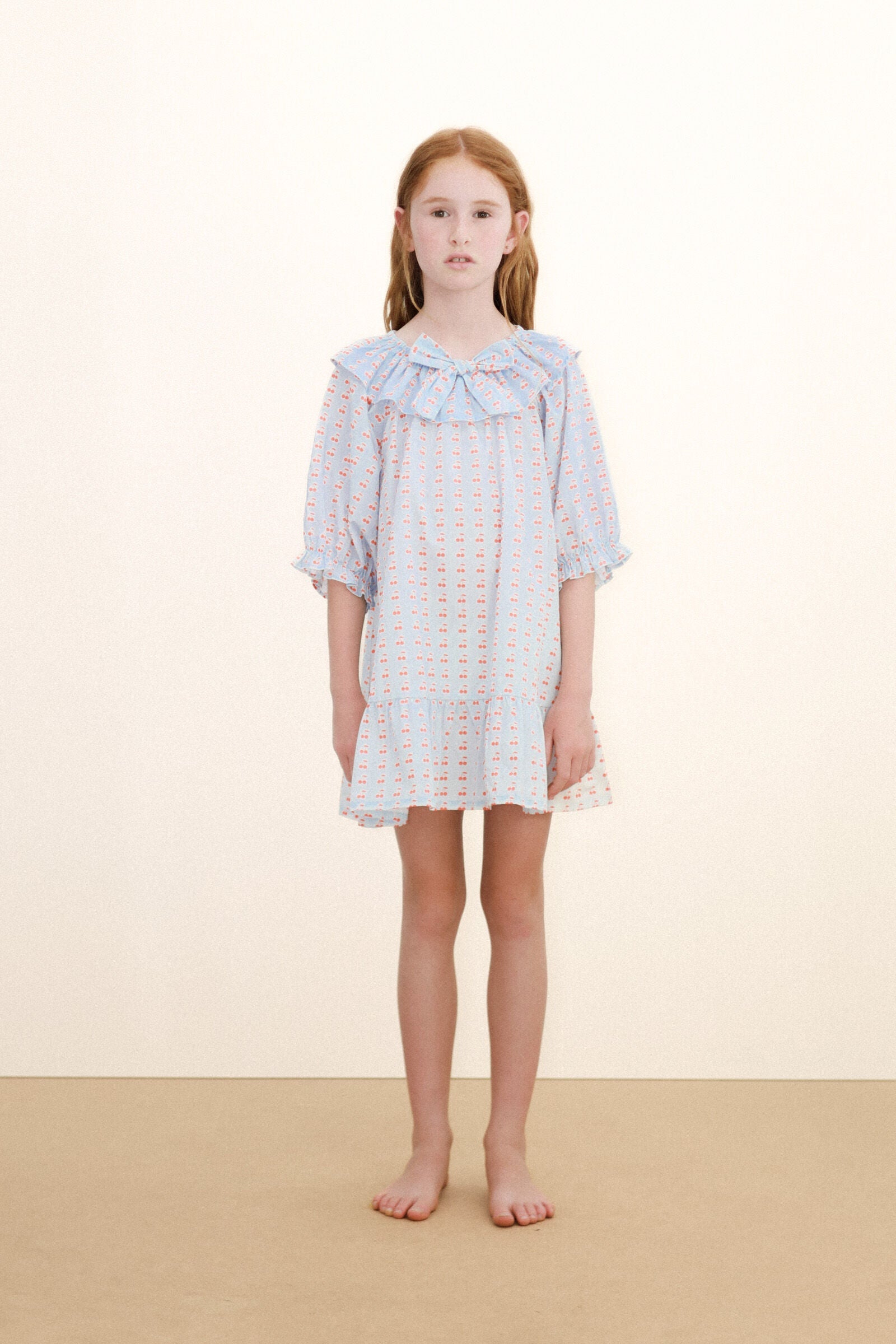 MINI CHERRIES NIGHTGOWN DRESS