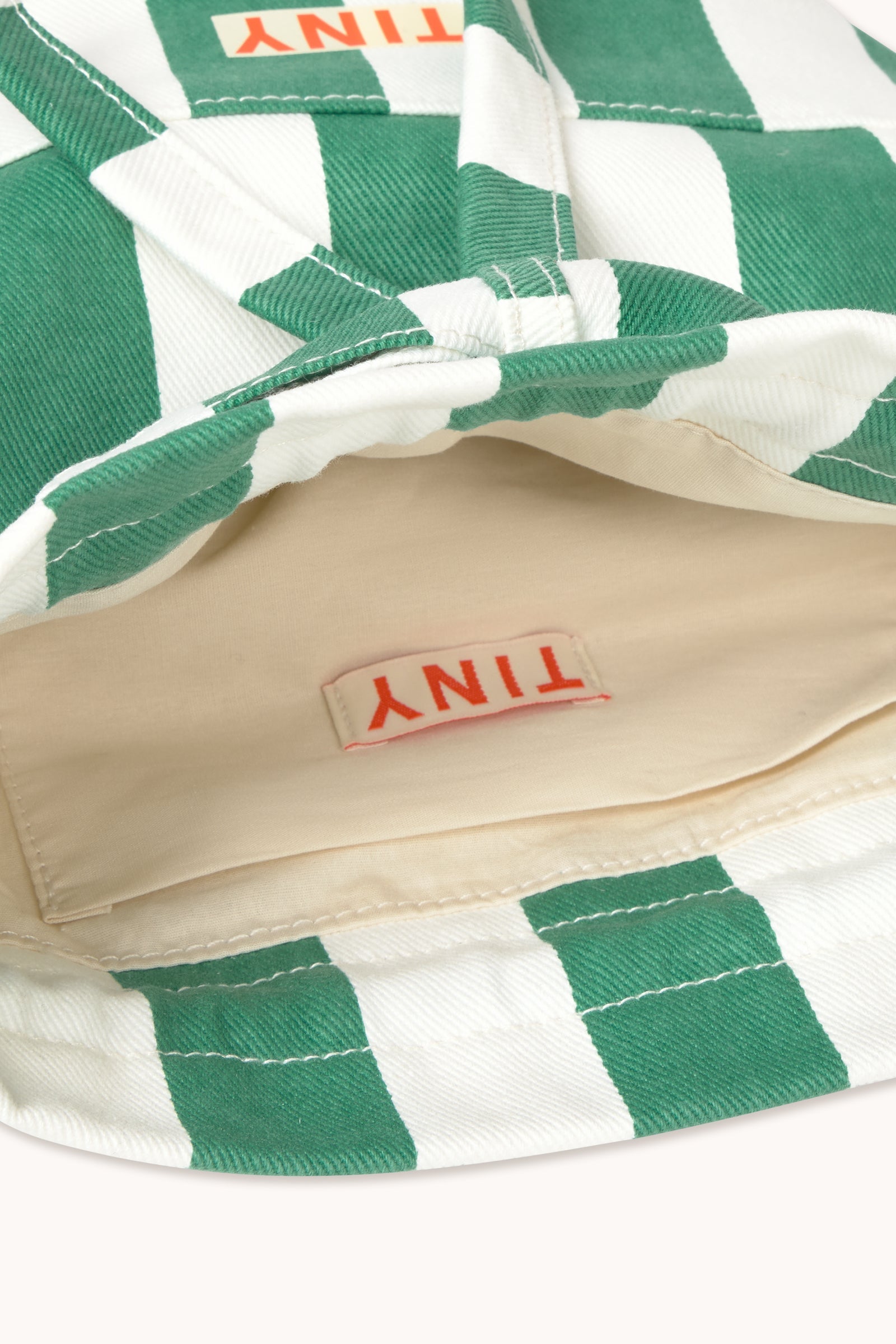 EMERALD STRIPES BUCKET BAG