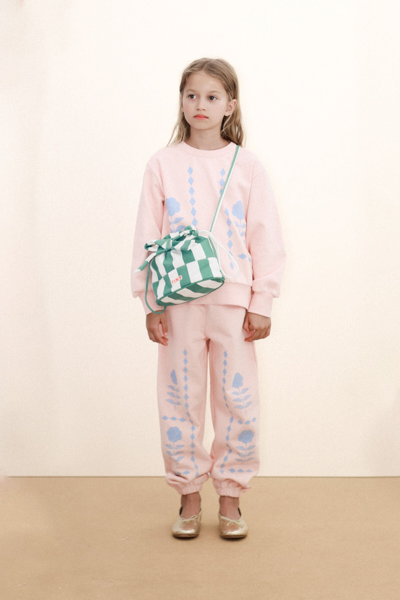 EMERALD STRIPES BUCKET BAG