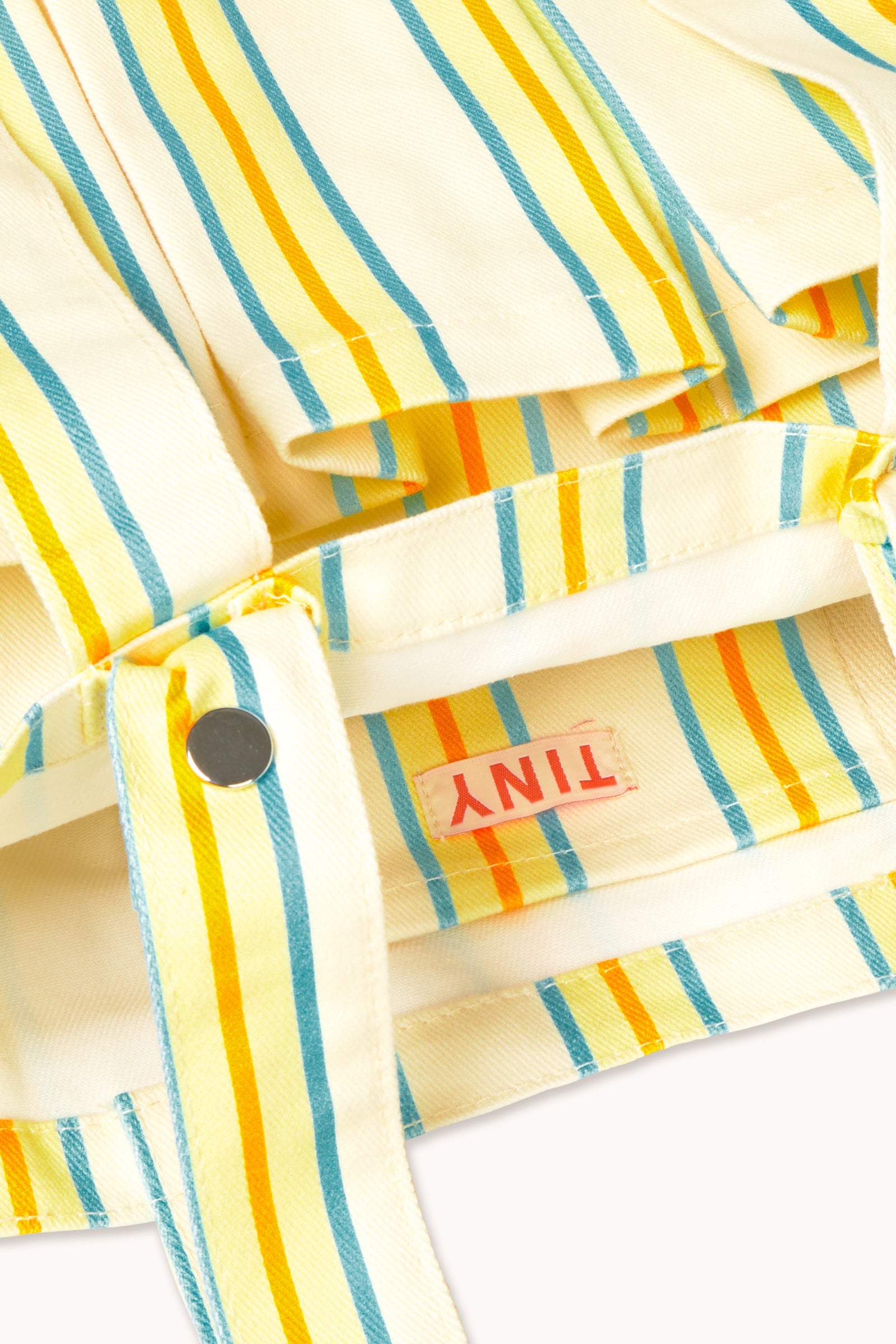 MULTICOLOR STRIPES HANDLE BAG
