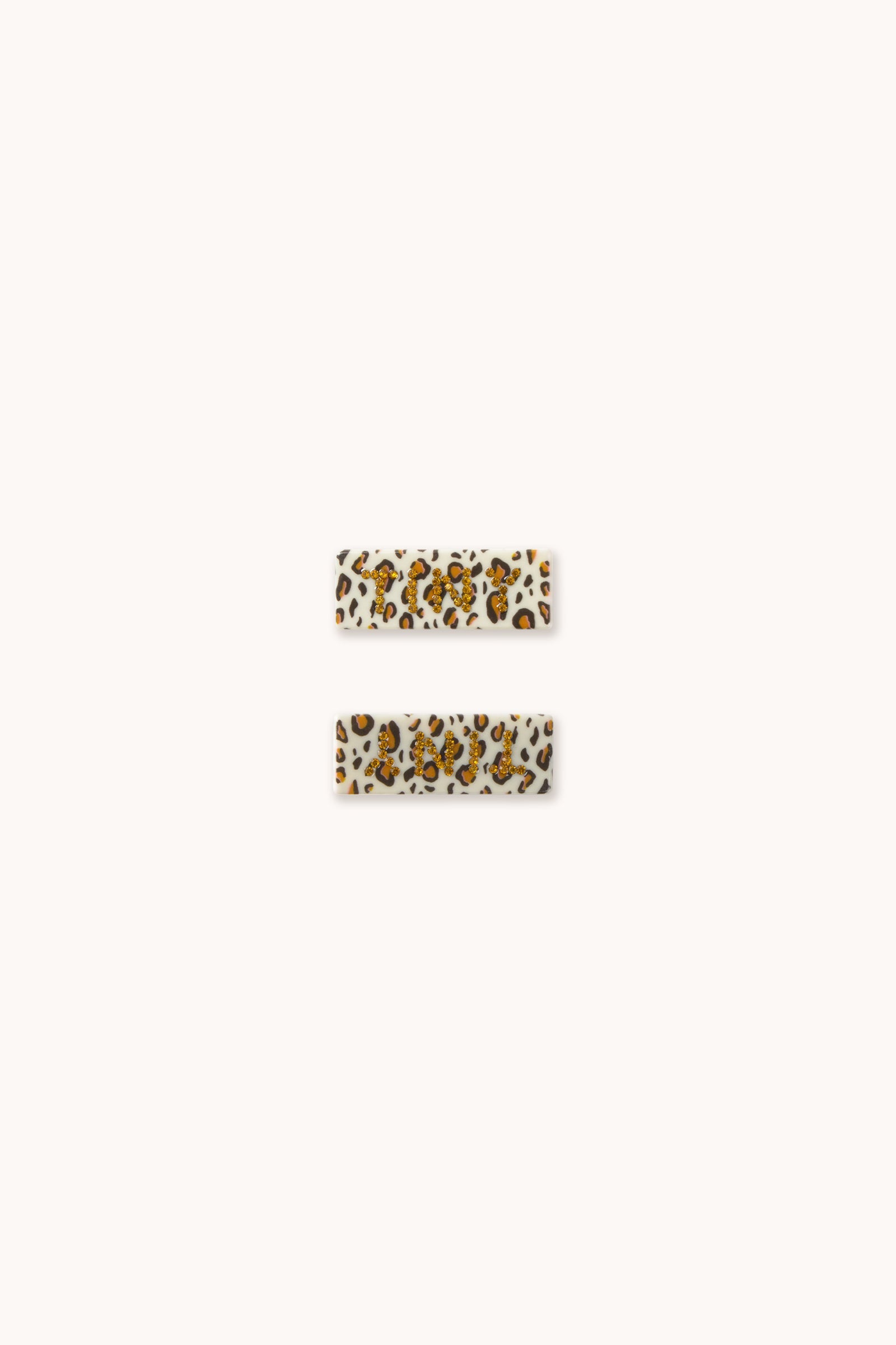 ANIMAL PRINT HAIR CLIPS SET