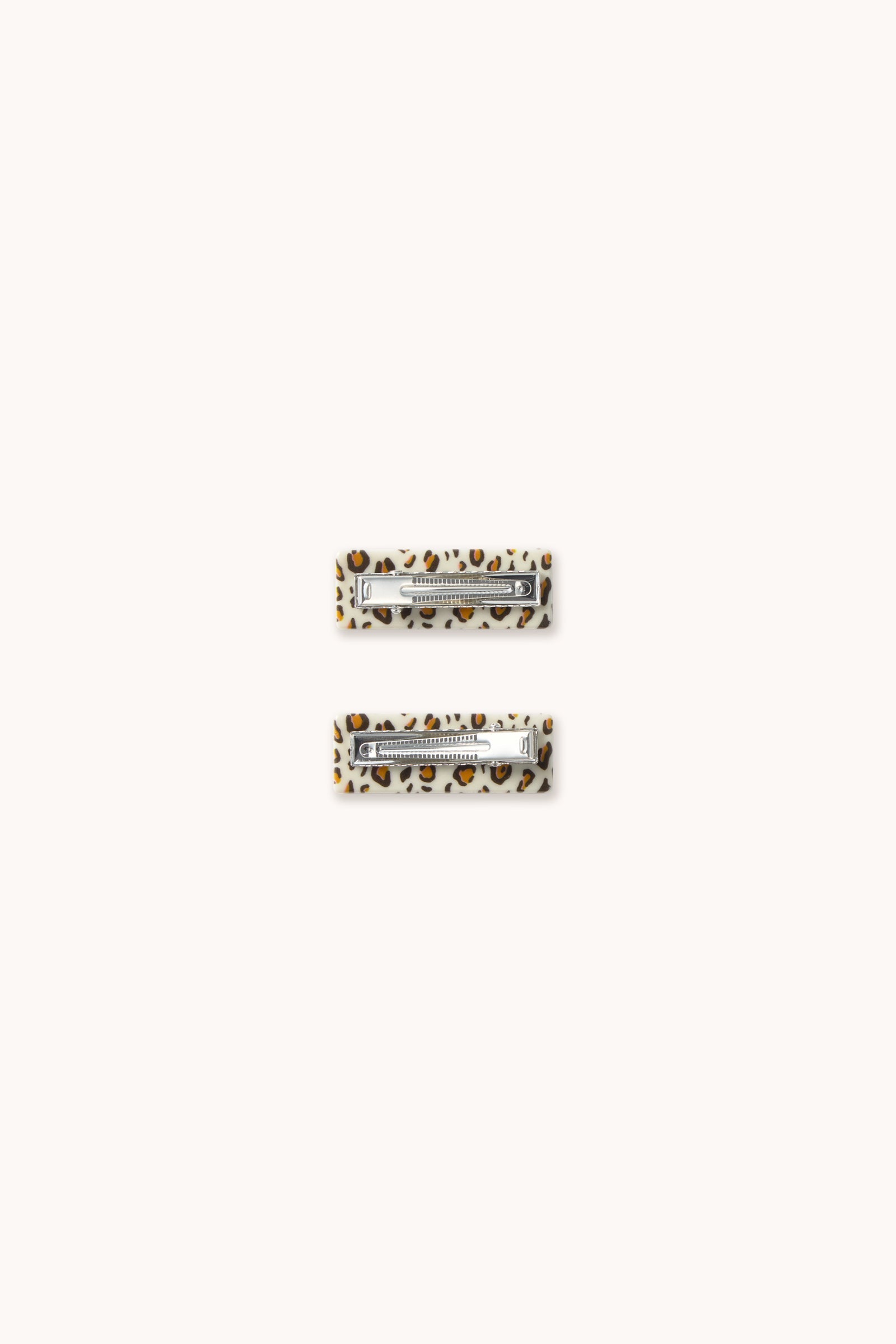 ANIMAL PRINT HAIR CLIPS SET