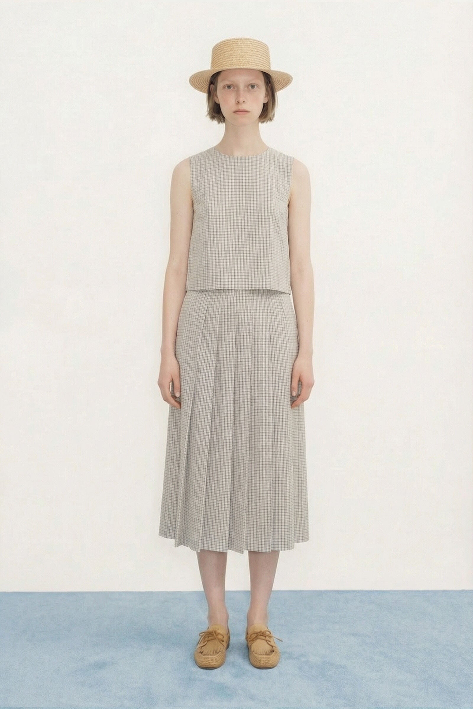 SMALL CHECK BLOUSE