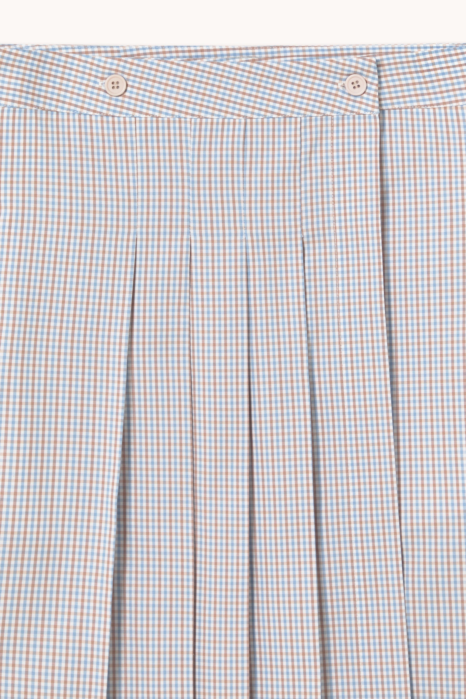 SMALL CHECK WRAP SKIRT