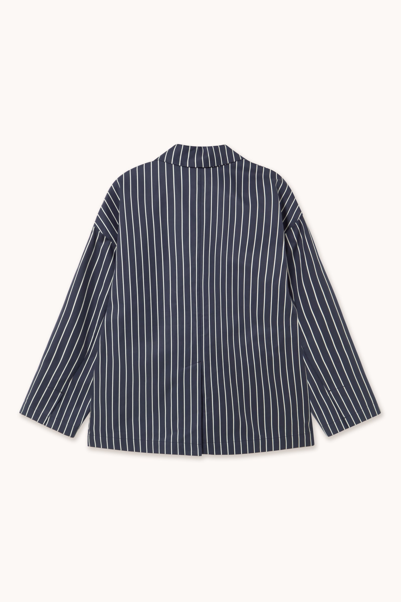 STRIPED TWILL BLAZER