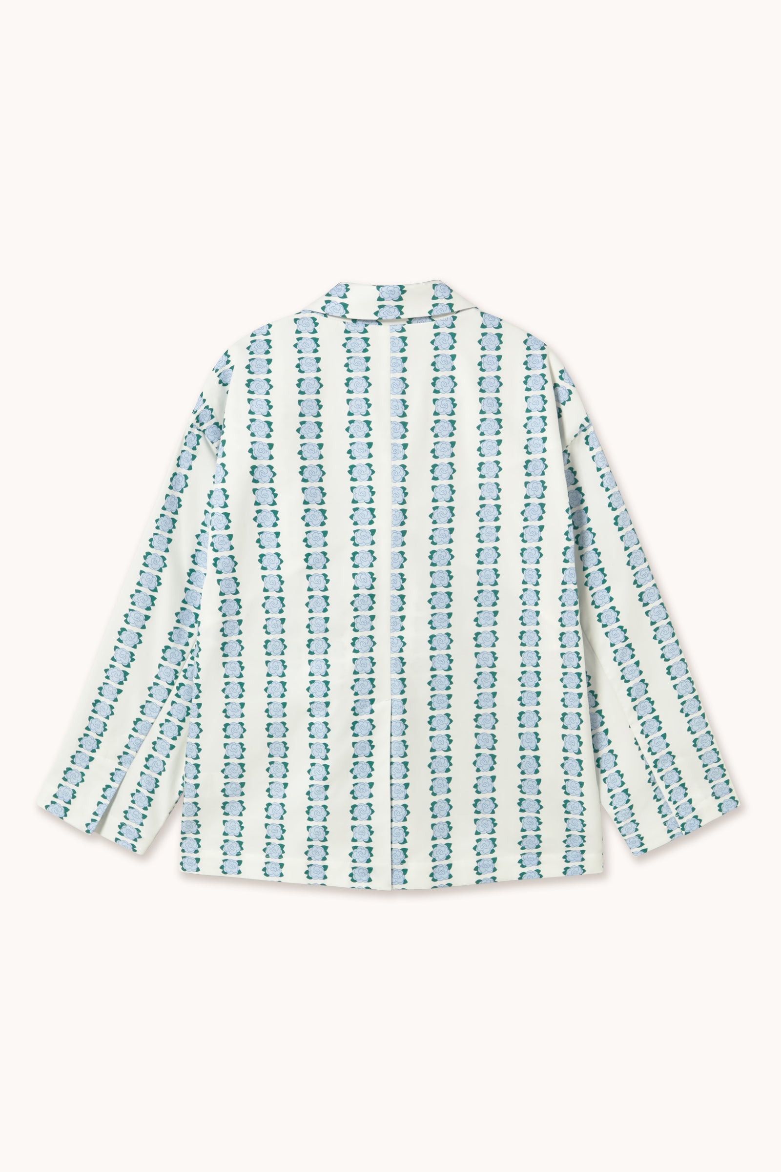 FLOWERS TWILL BLAZER