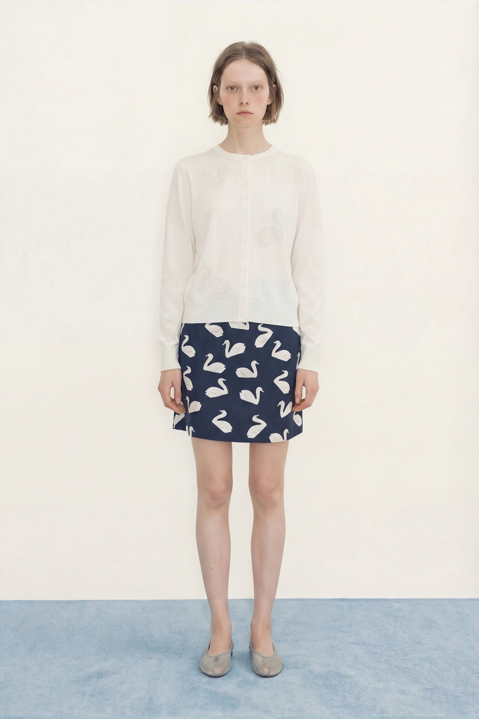 SWANS MINI SKIRT