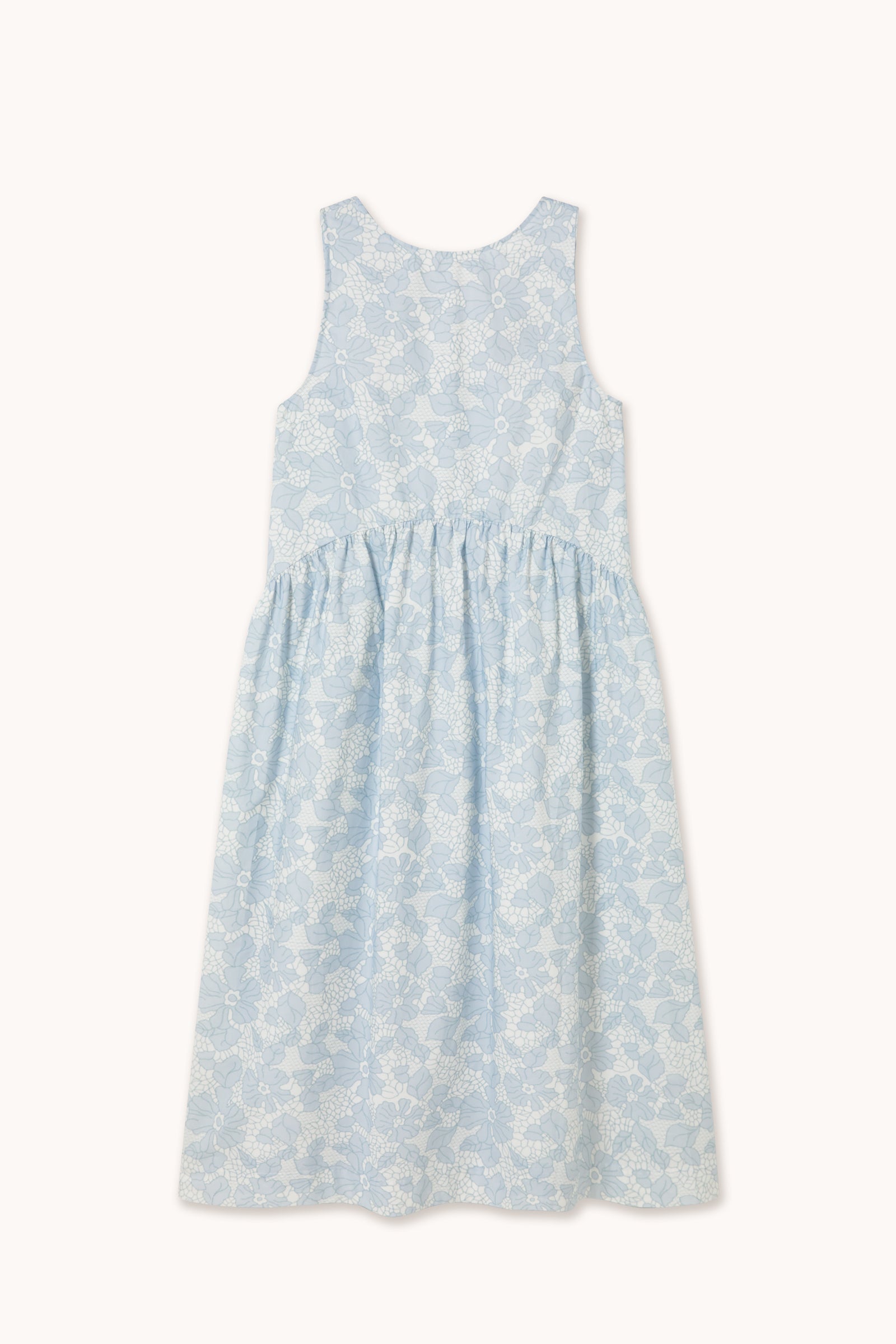 FLOWERS LOW BACK DRESS