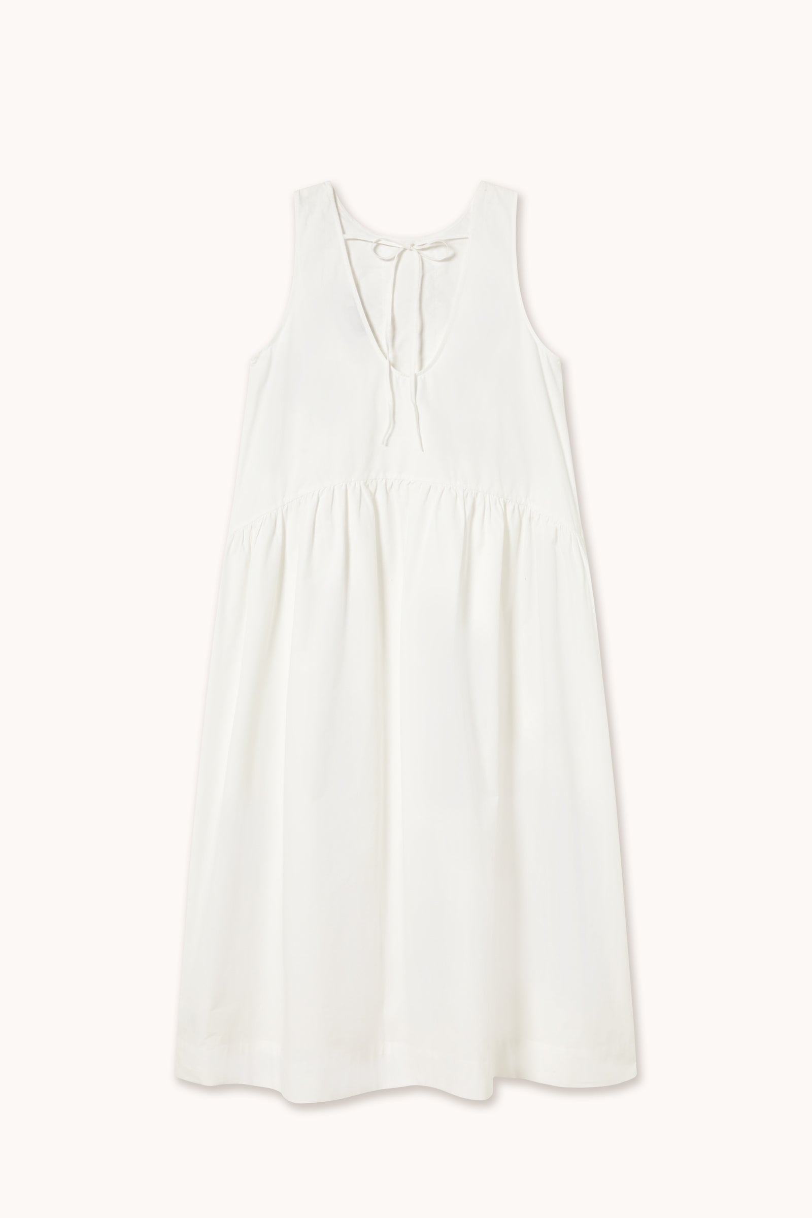 LOW BACK FRILLS DRESS