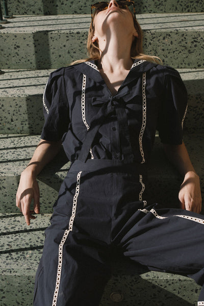 SAILOR NECK BLOUSE