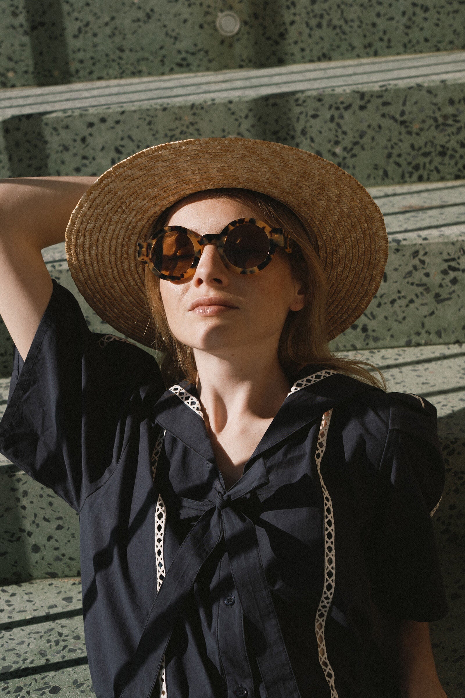 SAILOR NECK BLOUSE