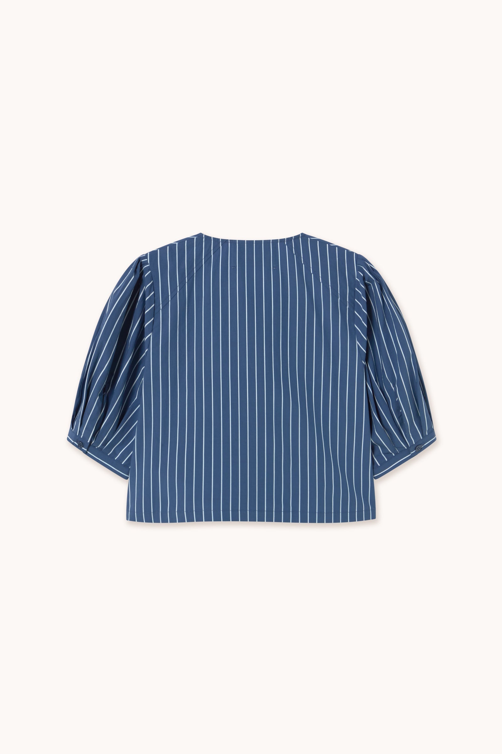 STRIPED BOW BLOUSE