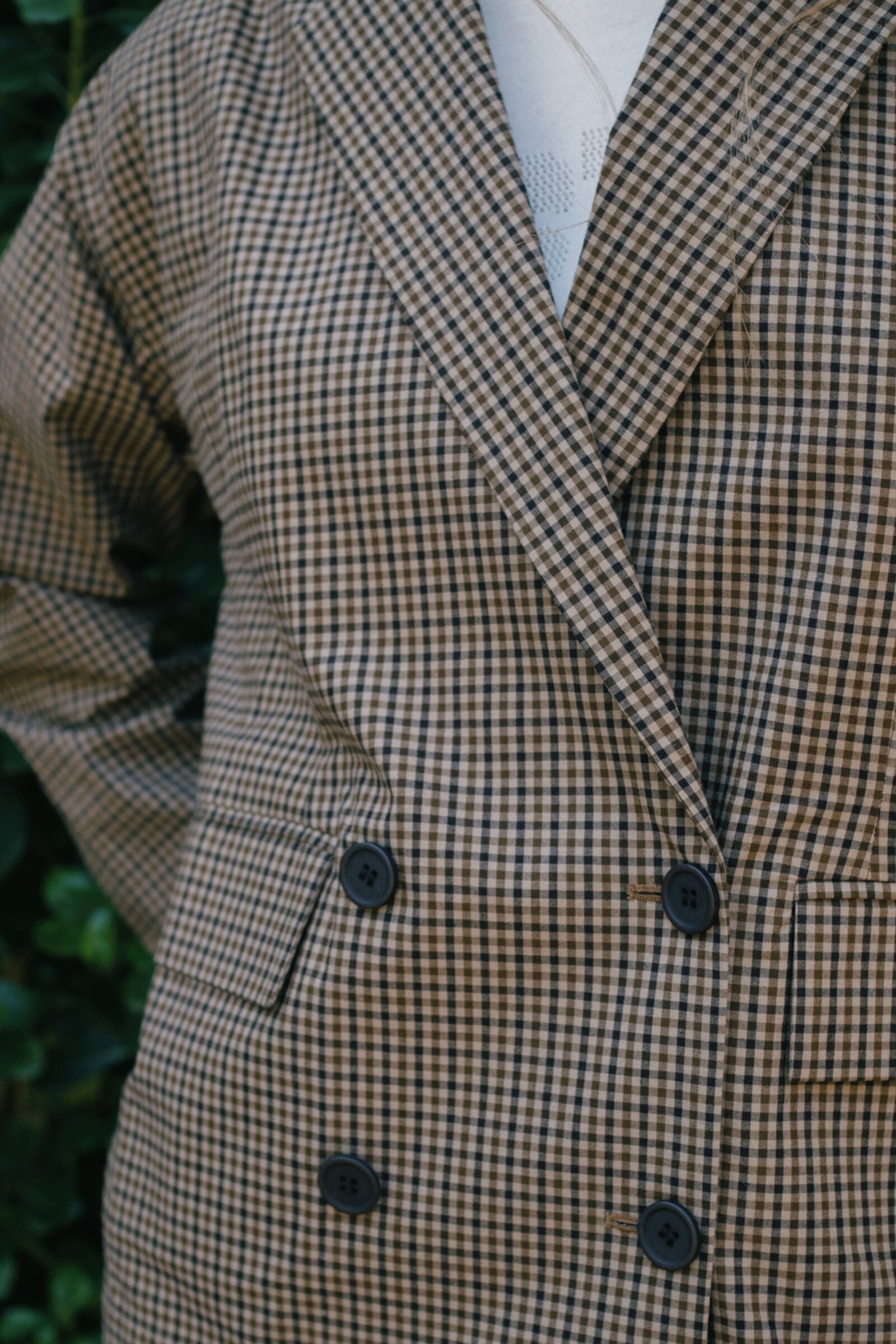 MINI CHECK BLAZER