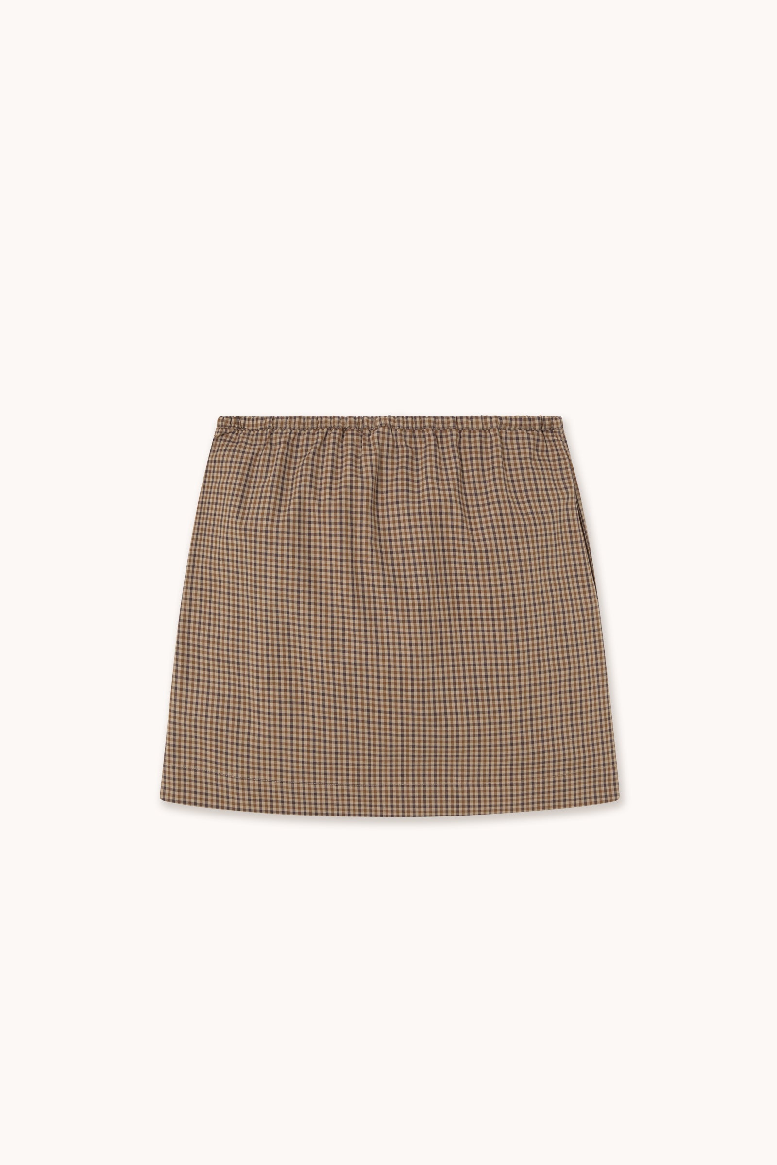 MINI CHECK SKIRT
