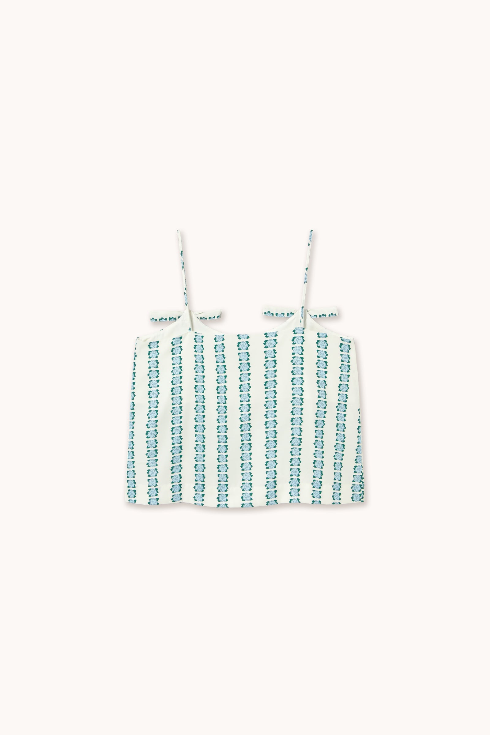 FLOWERS STRAPS TOP