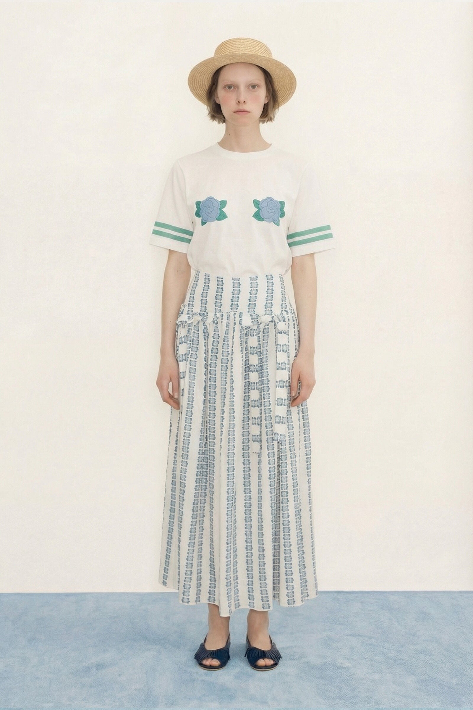 FLOWERS SKIRT