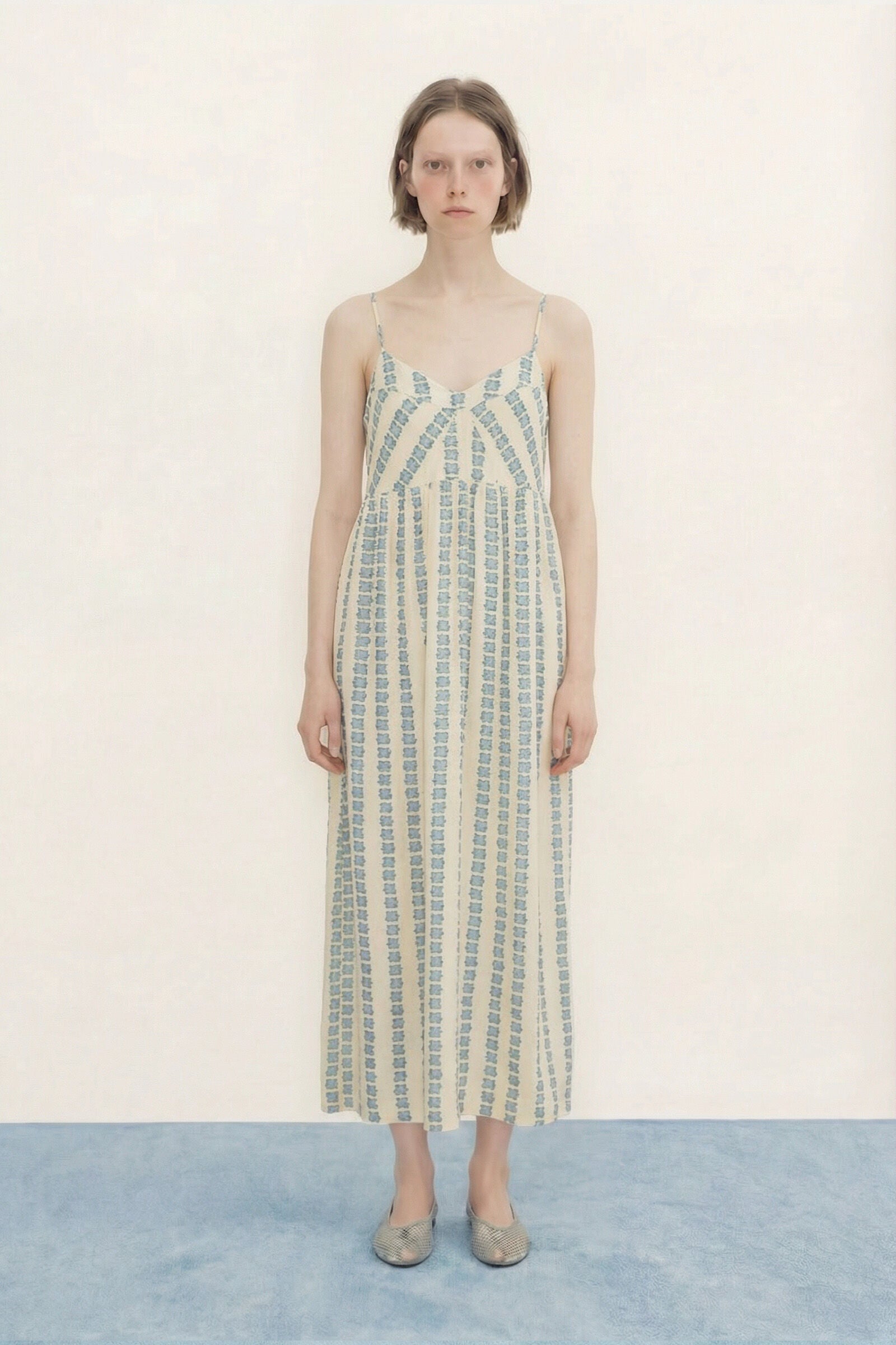 FLOWERS STRAPS DRESS