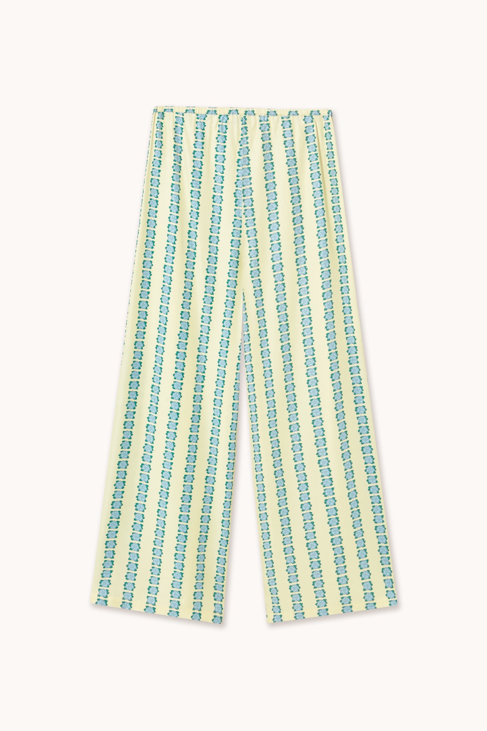 FLOWERS ELASTICATED PANTS