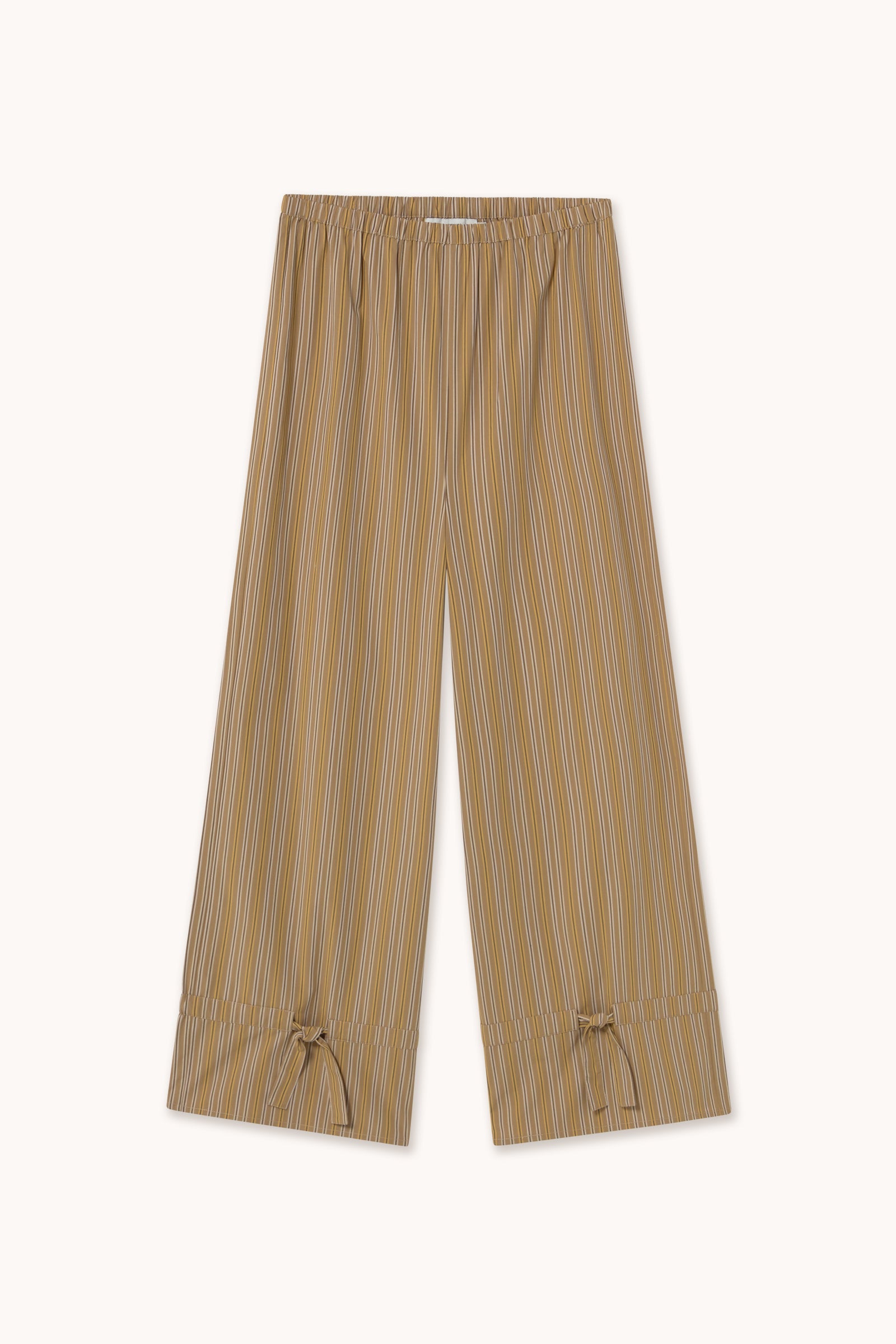 STRIPED BOW TROUSERS