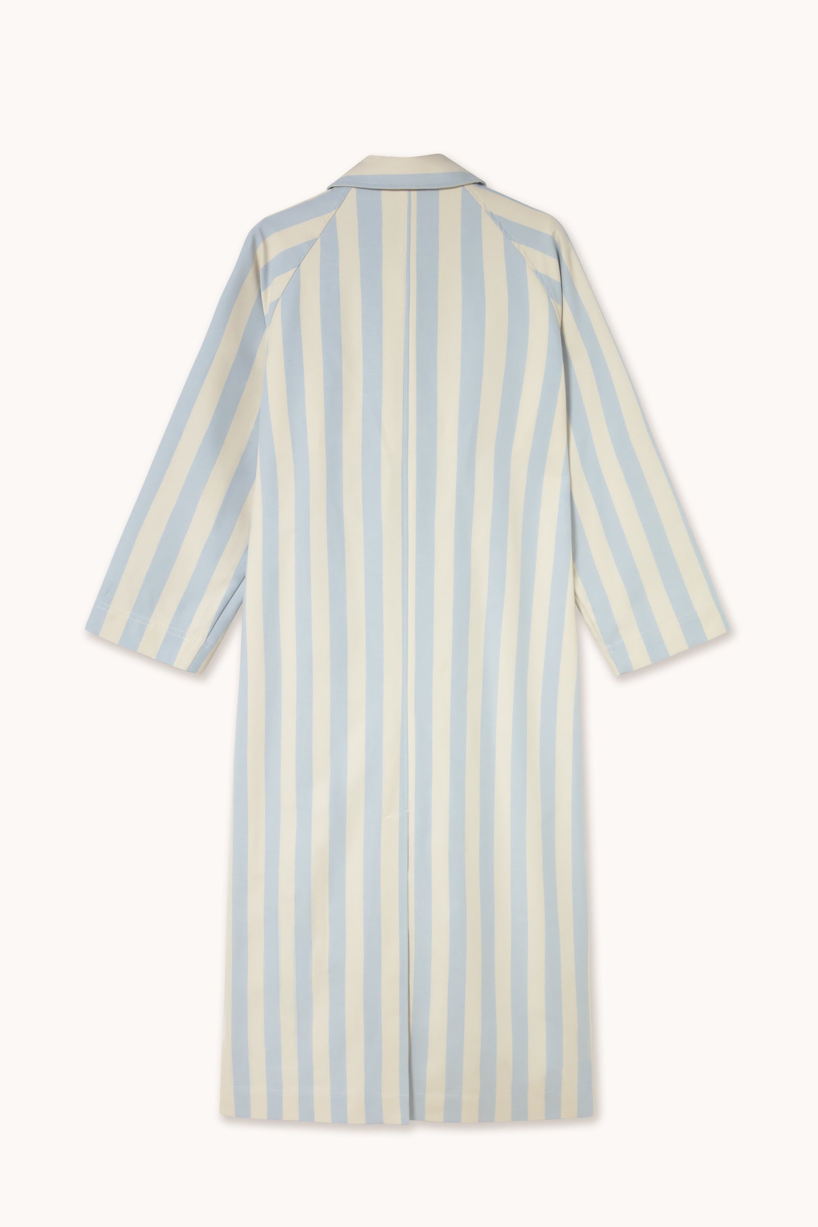 STRIPED TRENCH COAT