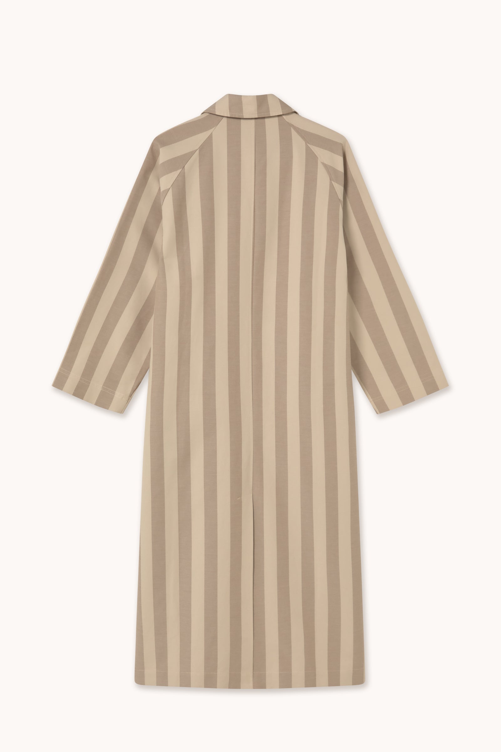 STRIPED TRENCH COAT