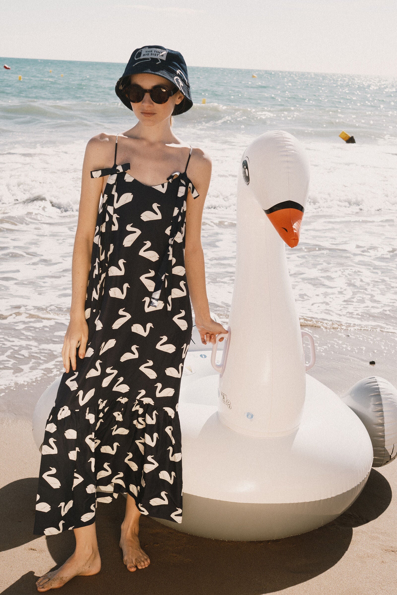 SWANS STRAPS DRESS