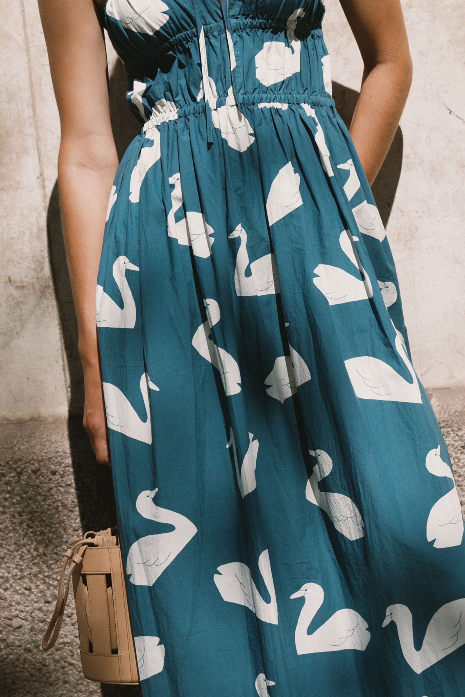 SWANS STRAPS DRESS
