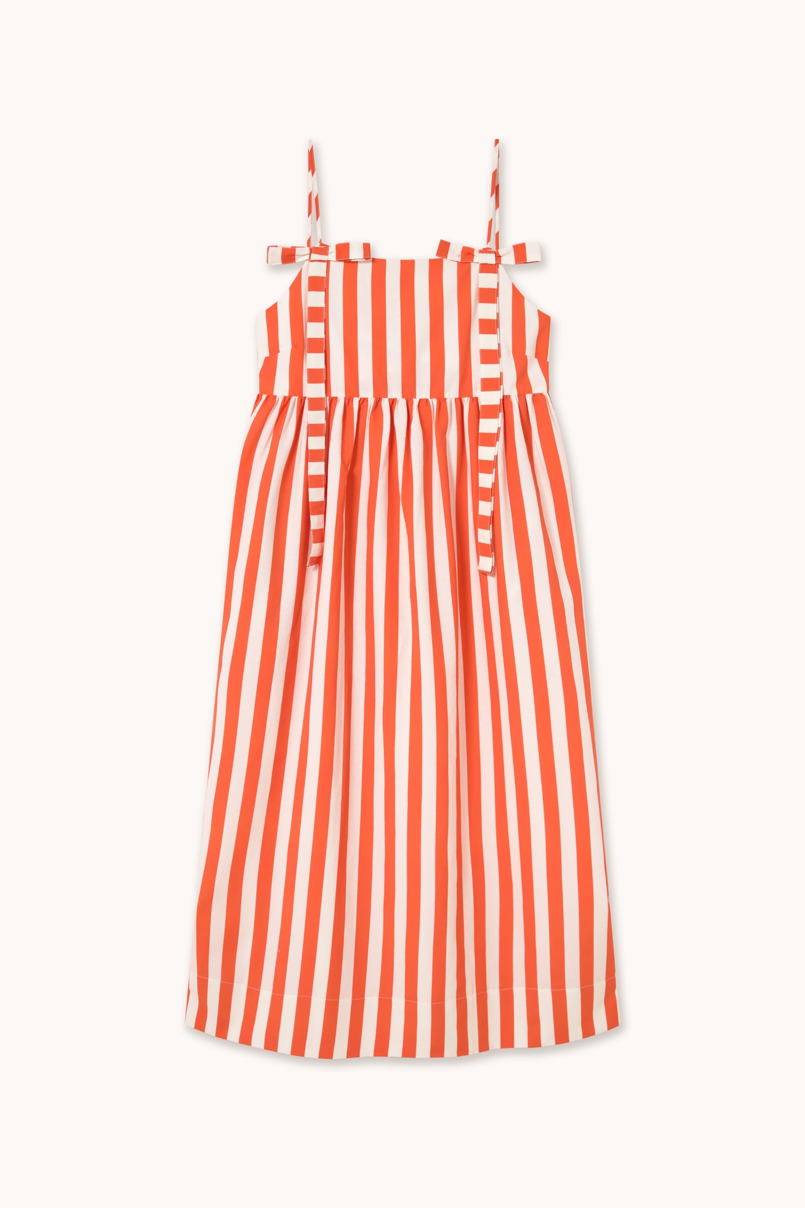 STRIPED BOWS DRESS