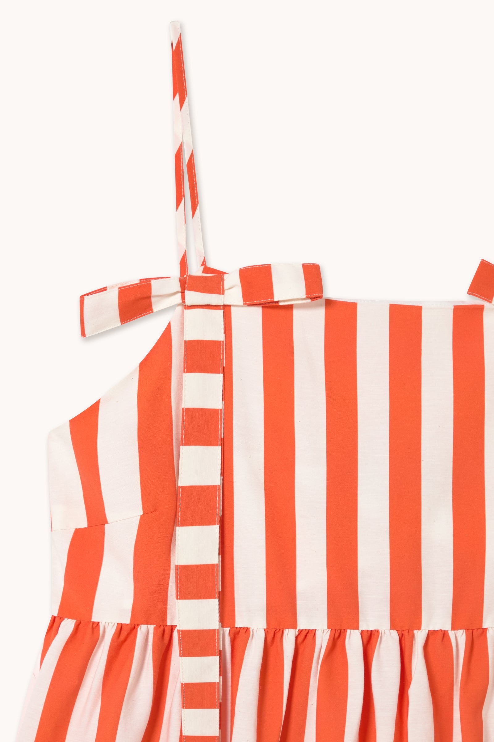 STRIPED BOWS DRESS