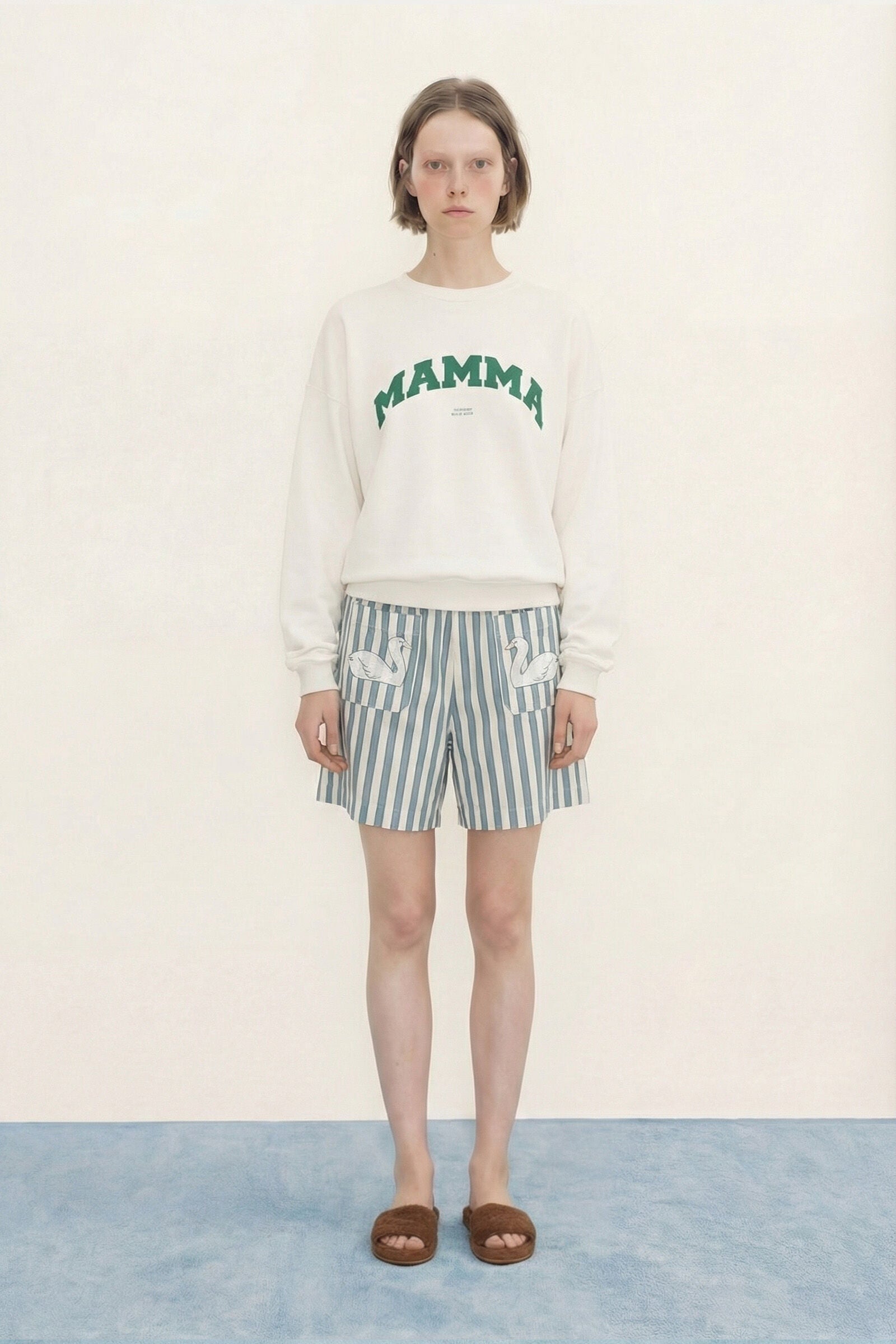 SWANS ELASTICATED SHORTS