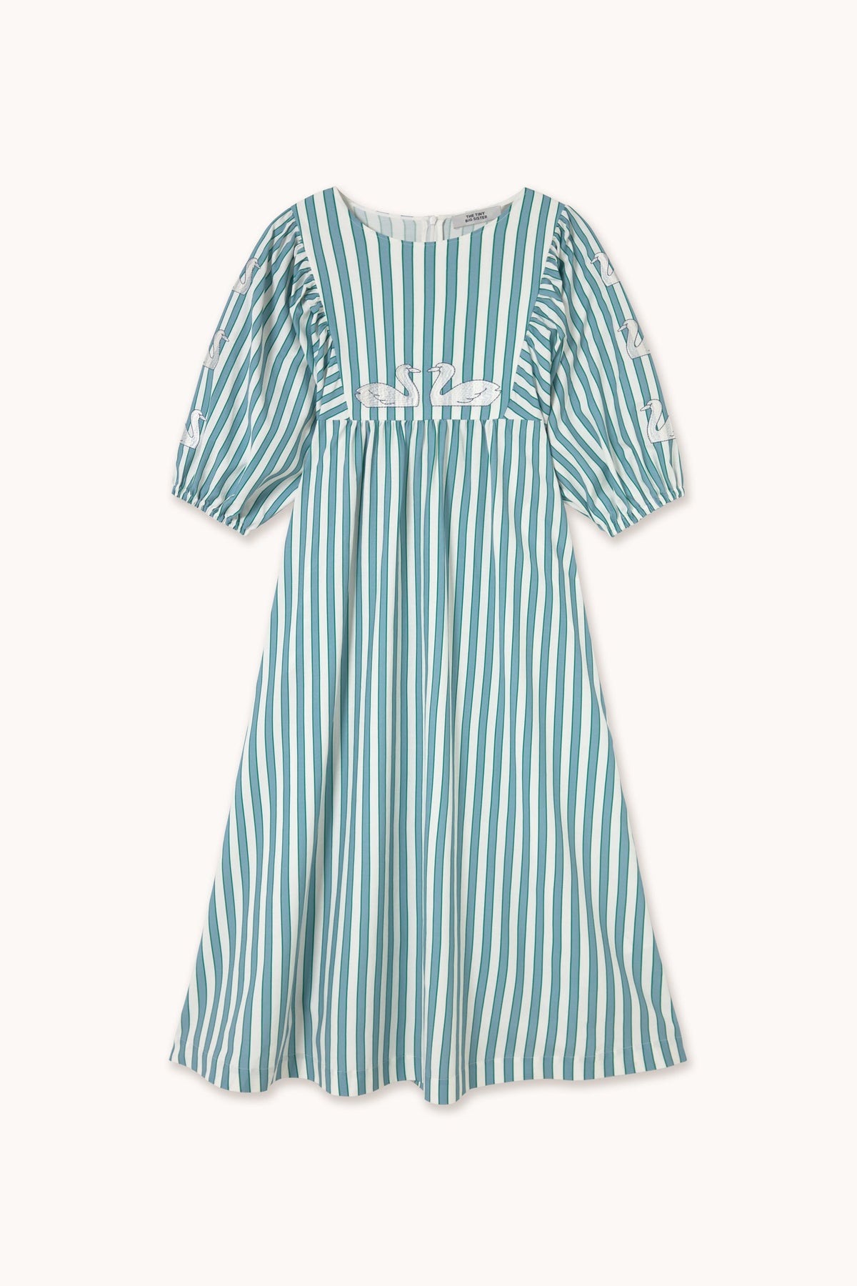 tiny cottons dress SWANS The Ultimate Guide to going out mini dress Fastened at the front Color:Cloud Blue
