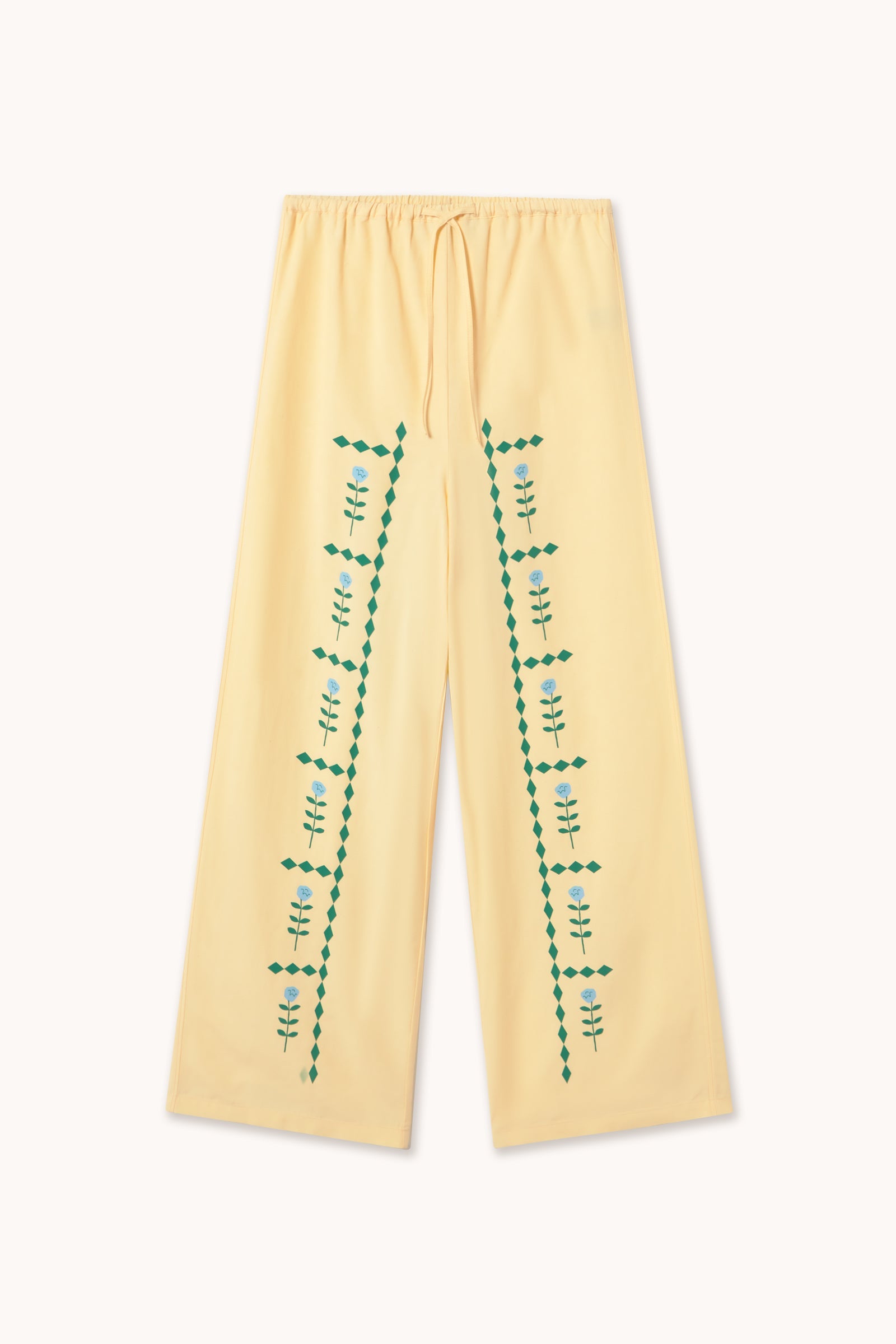 GEOMETRIC FLOWERS PANTS