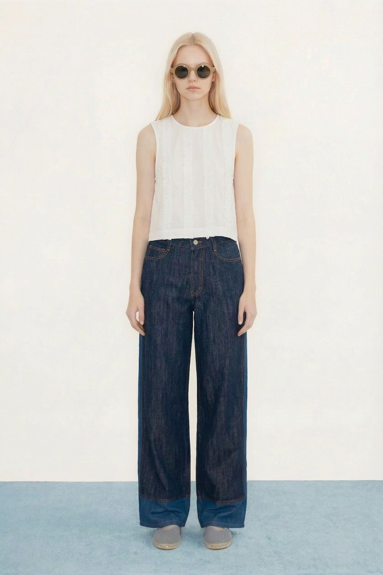 BICOLOR BERTA PANT