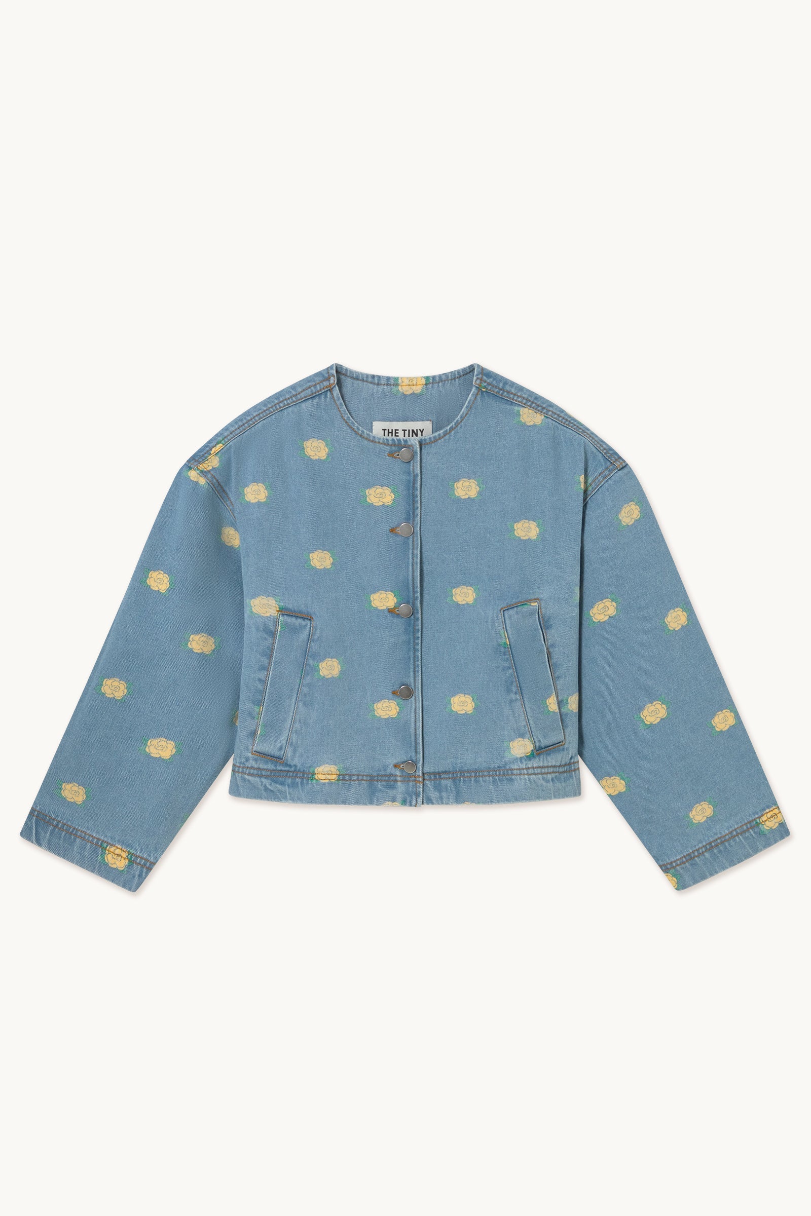 FLOWERS CROPPED JACKET