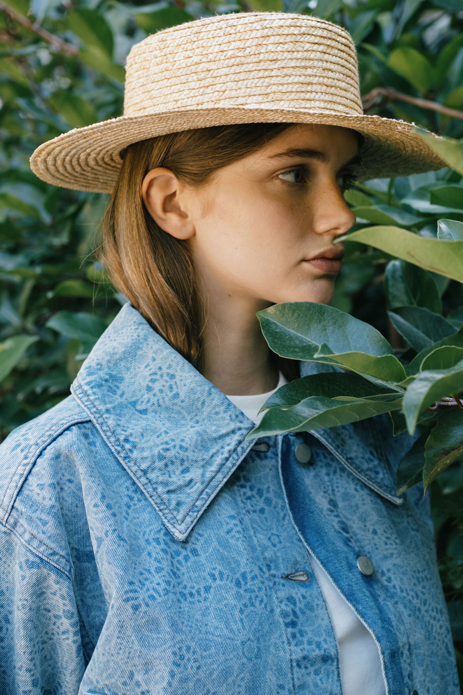 LACE DENIM JACKET