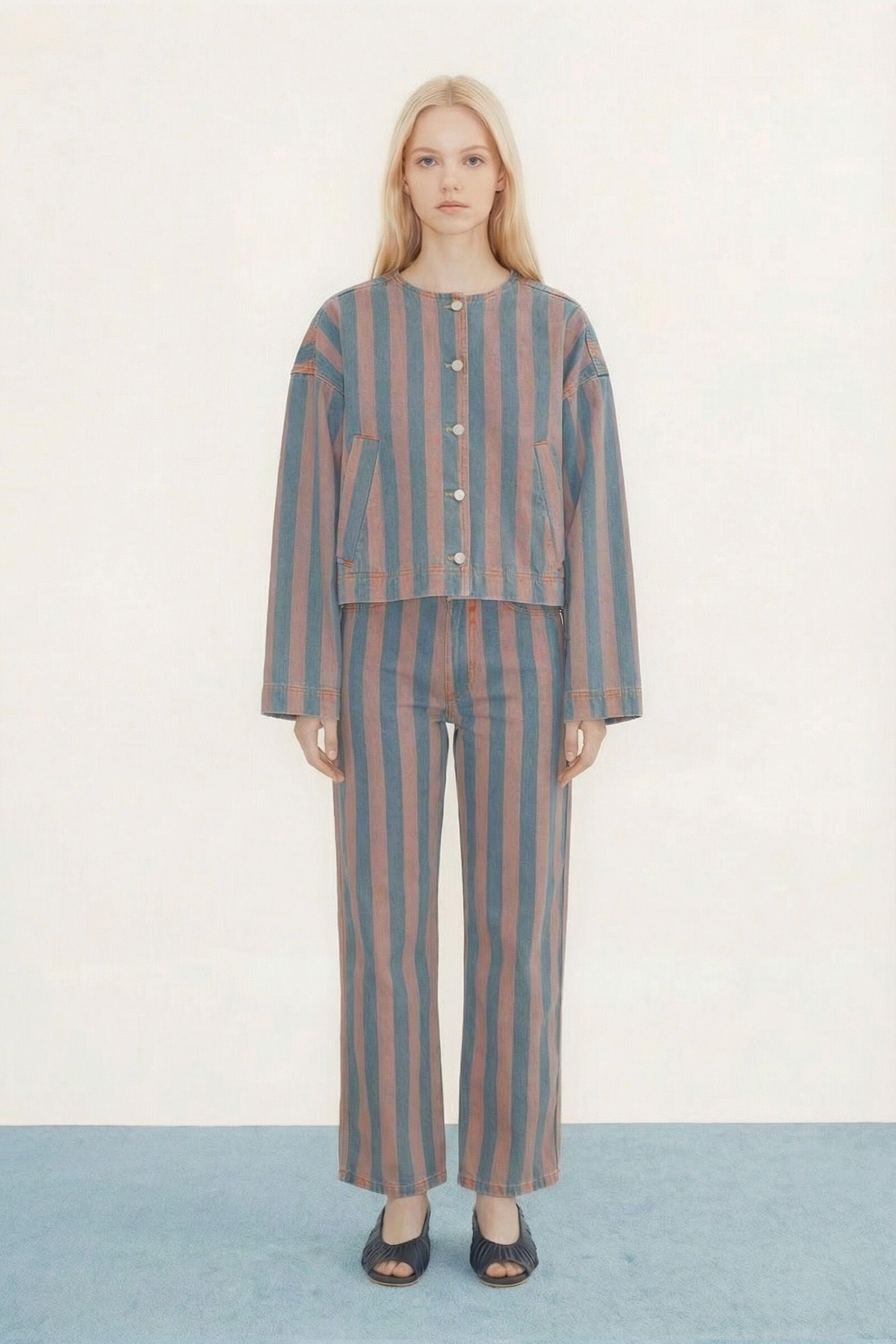 WIDE STRIPES JACKET