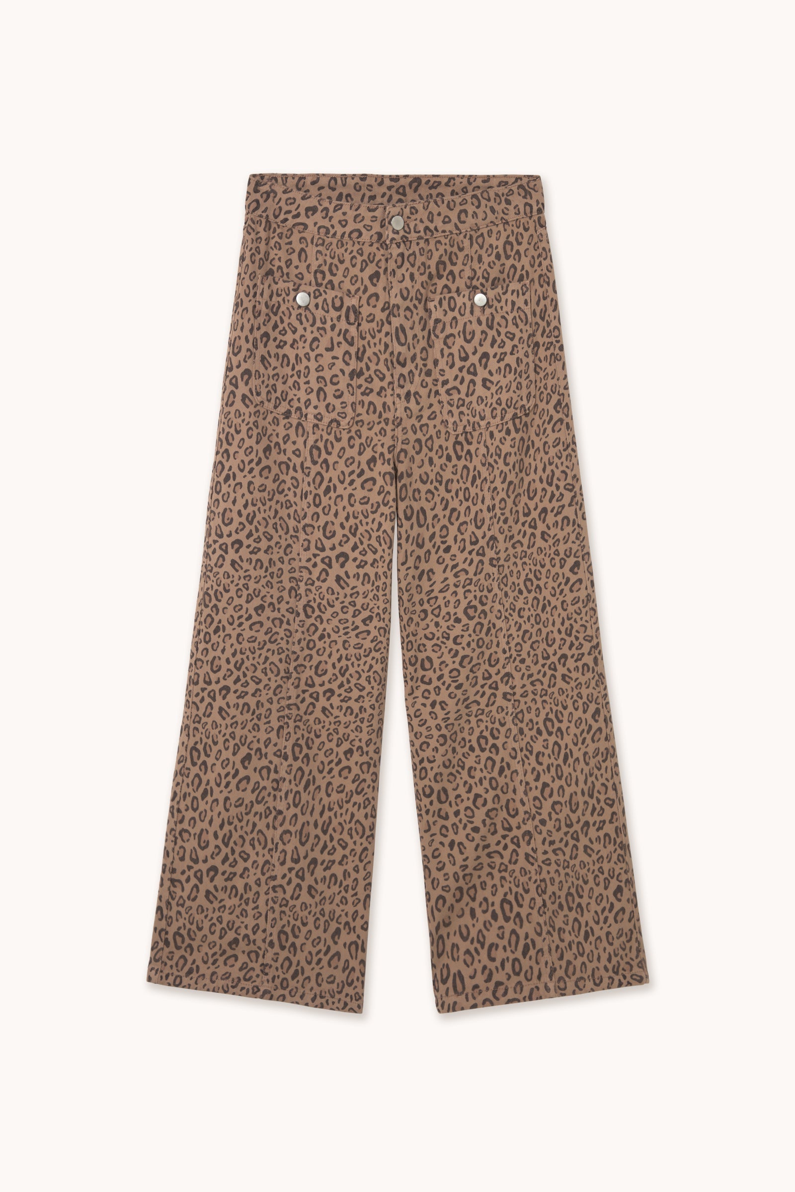 ANIMAL PRINT CUTLINES DENIM