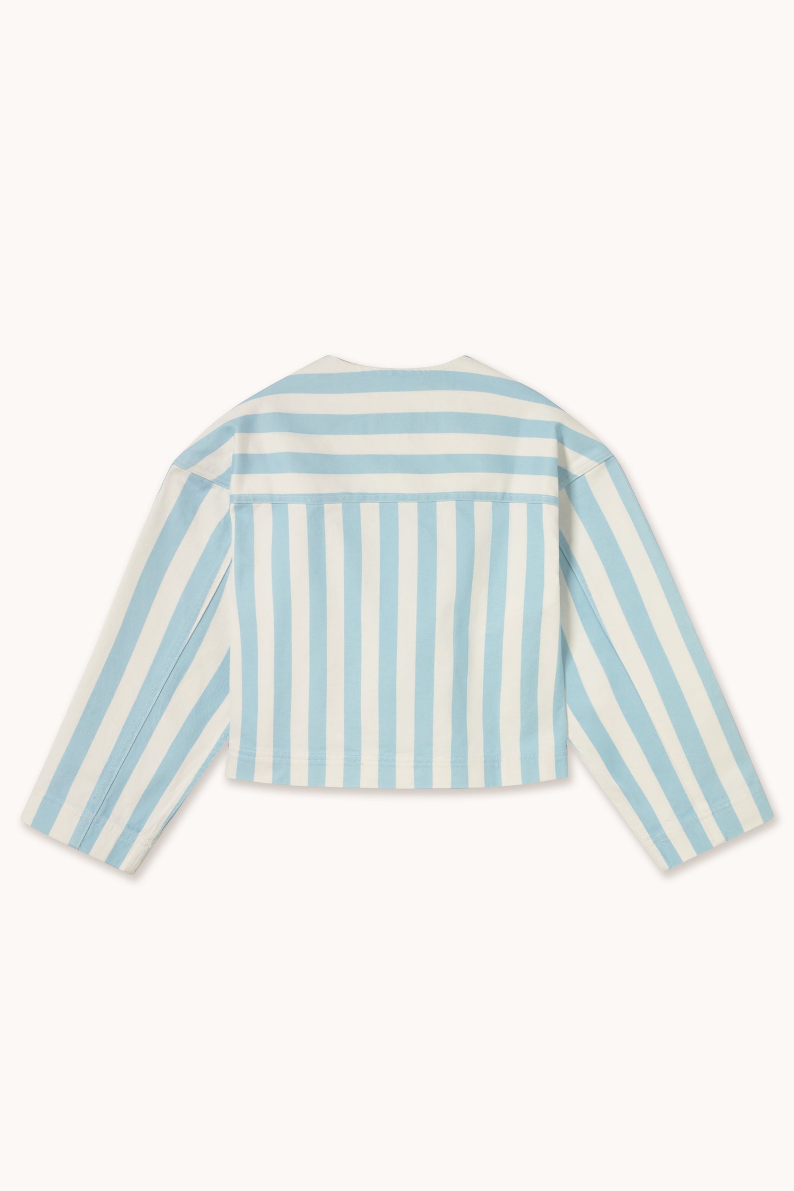 STRIPED CROPPED JACKET