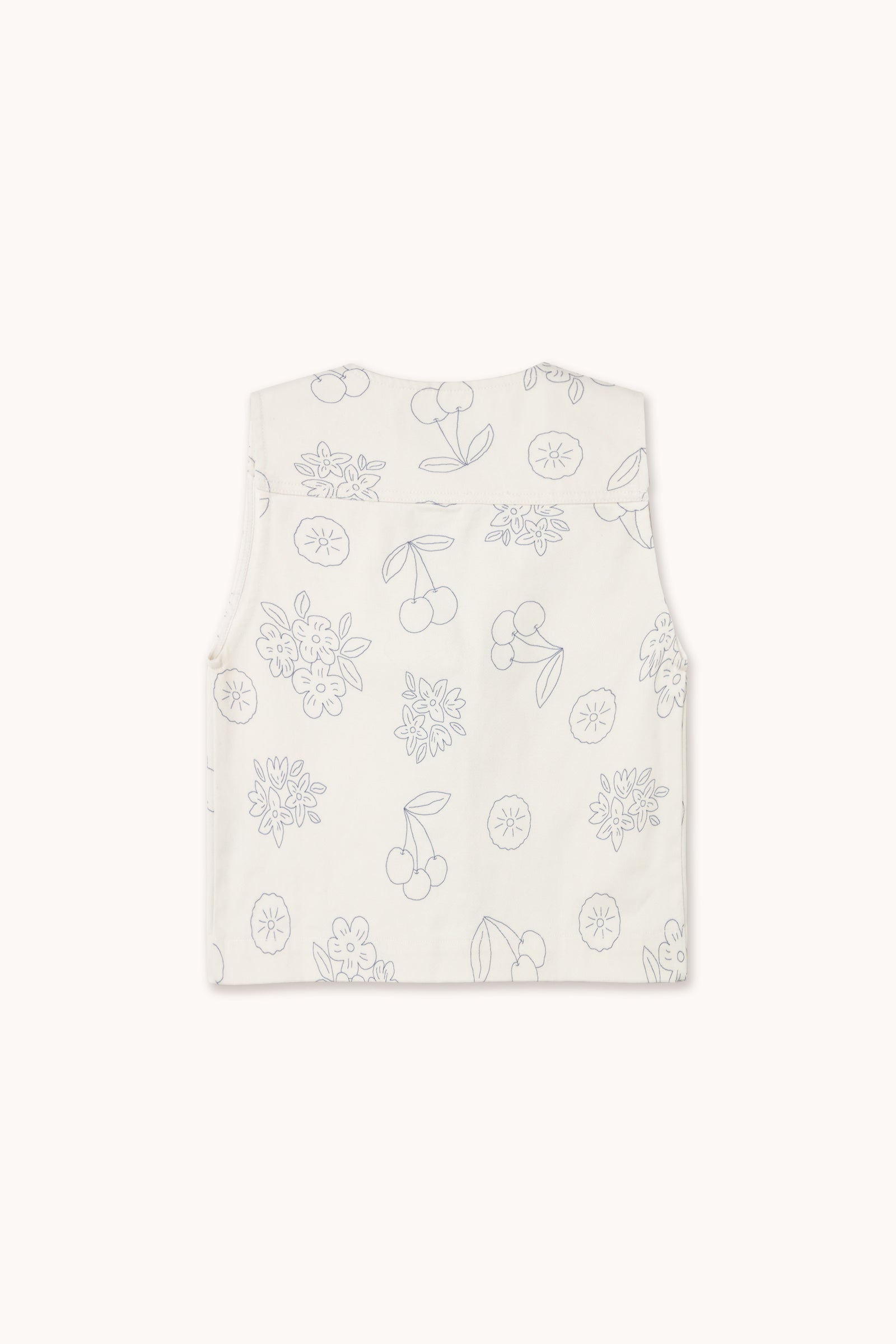 DENIM FRUITS VEST